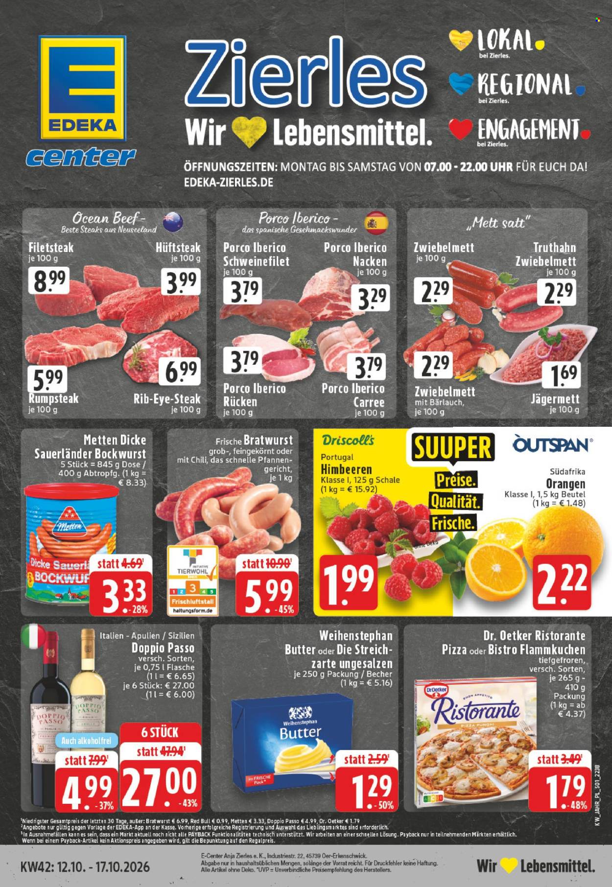 E center Prospekte  - 12.10.2026 - 17.10.2026. Seite 1