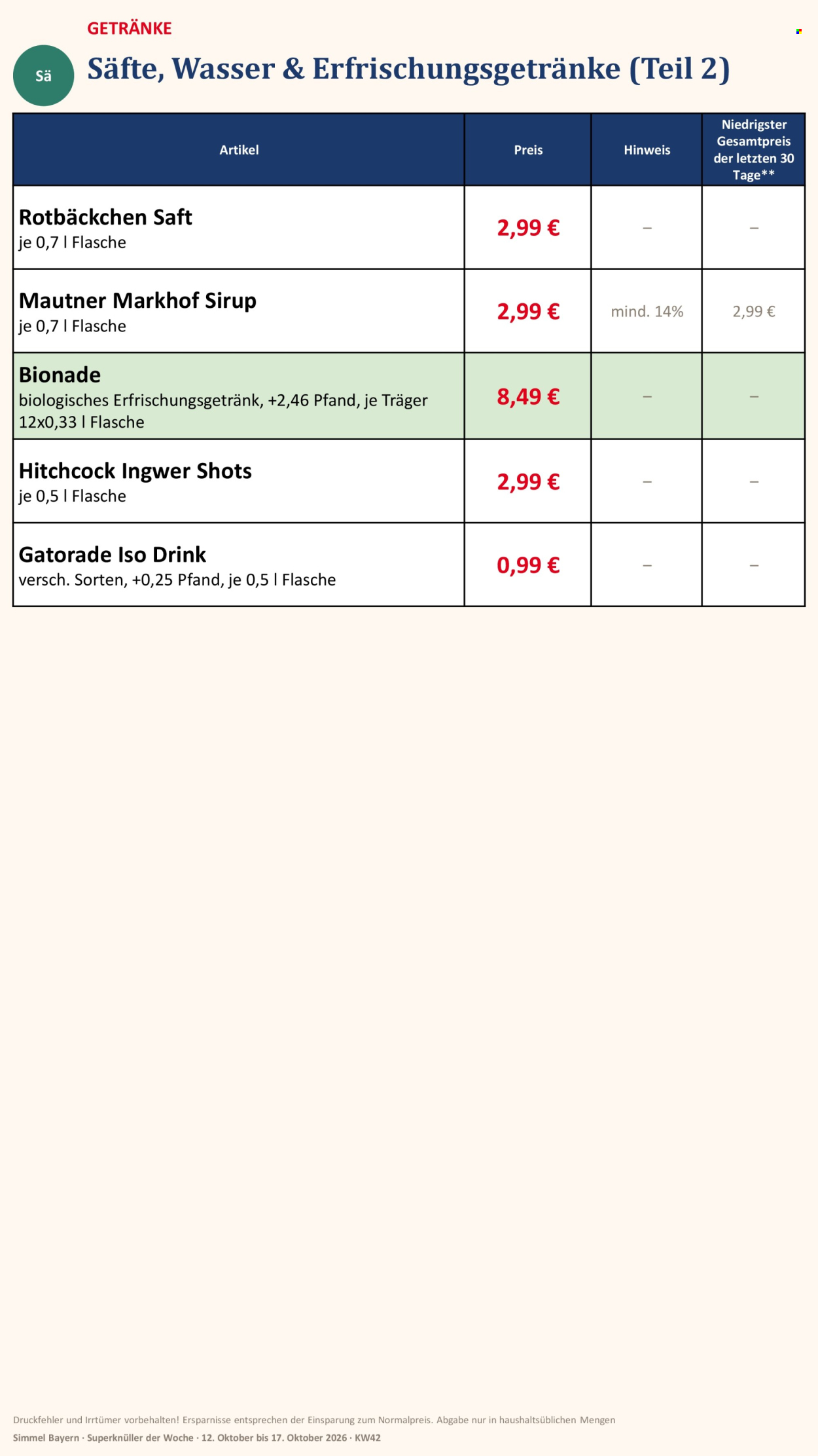 Edeka Prospekte  - 12.10.2026 - 17.10.2026. Seite 16