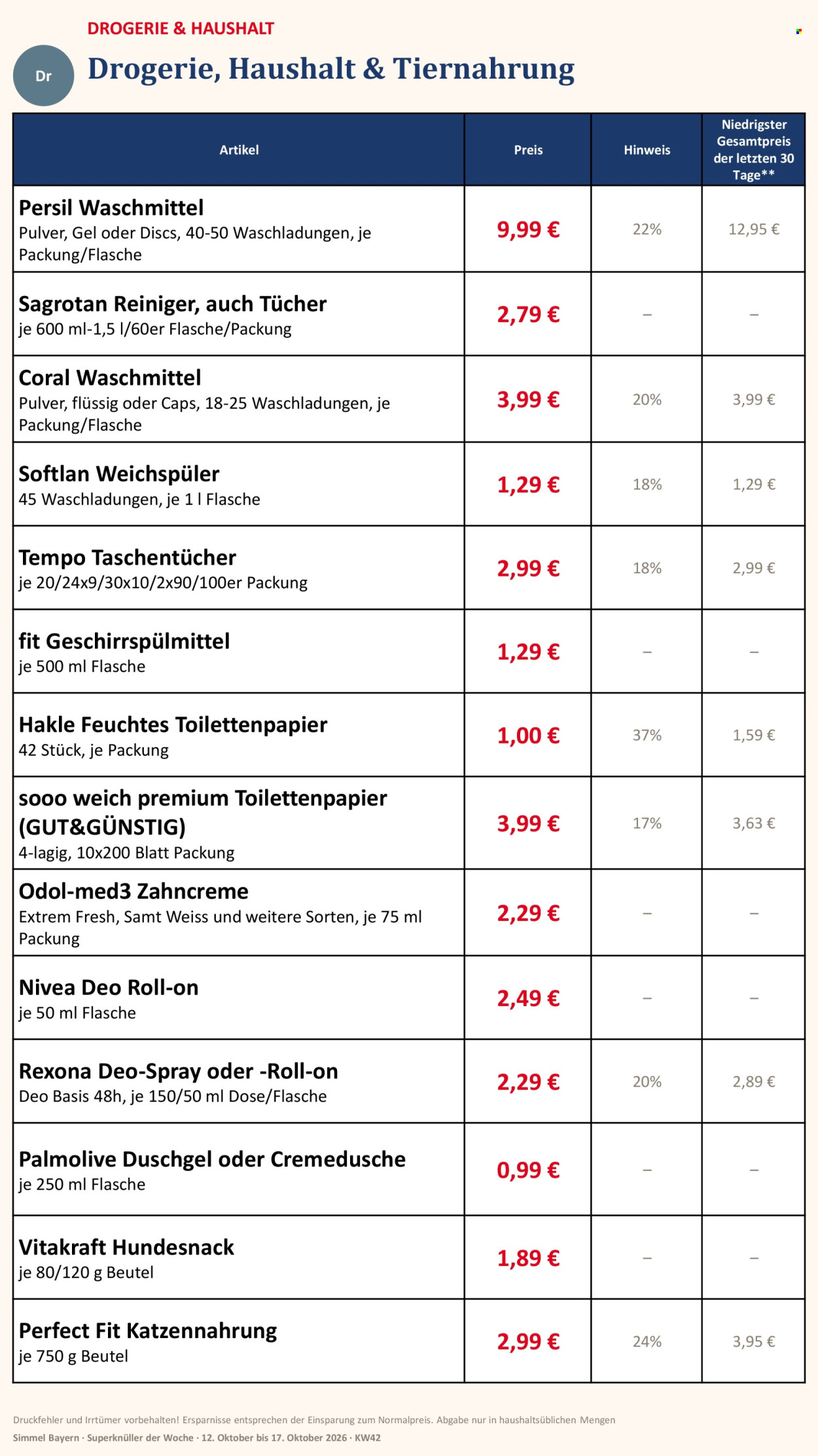 Edeka Prospekte  - 12.10.2026 - 17.10.2026. Seite 17