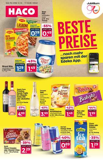 Prospekte Edeka - 12.10.2026 - 17.10.2026.