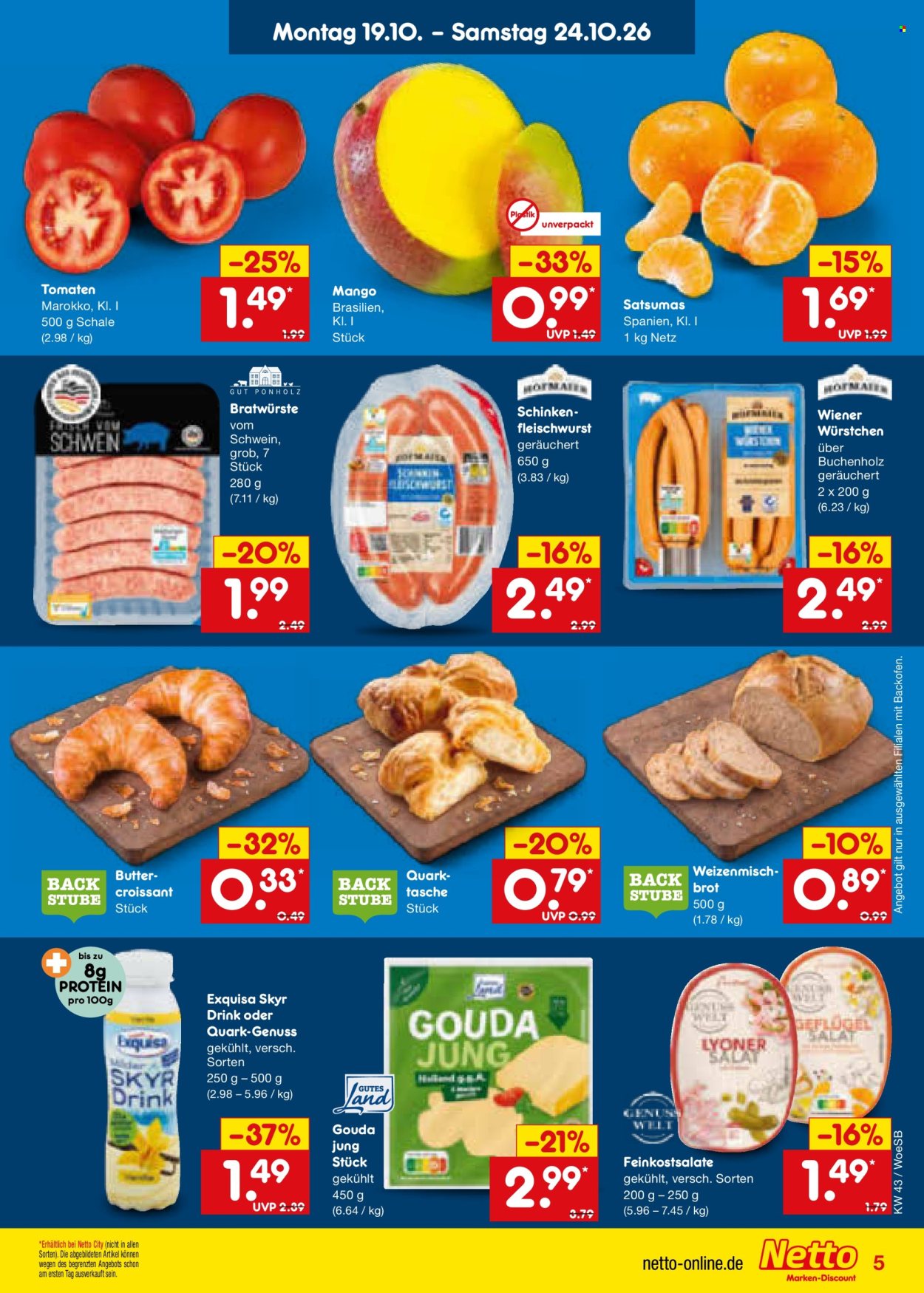 Netto Marken-Discount Prospekte  - 19.10.2026 - 24.10.2026. Seite 5