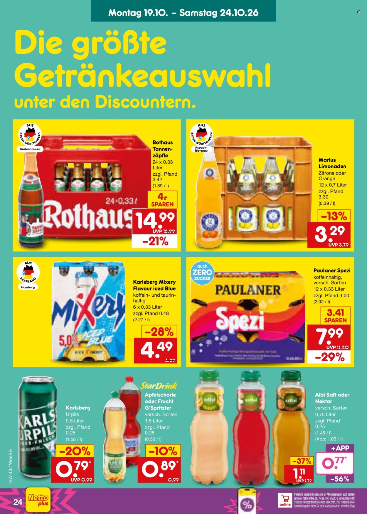 Netto Marken-Discount Prospekte  - 19.10.2026 - 24.10.2026. Seite 28