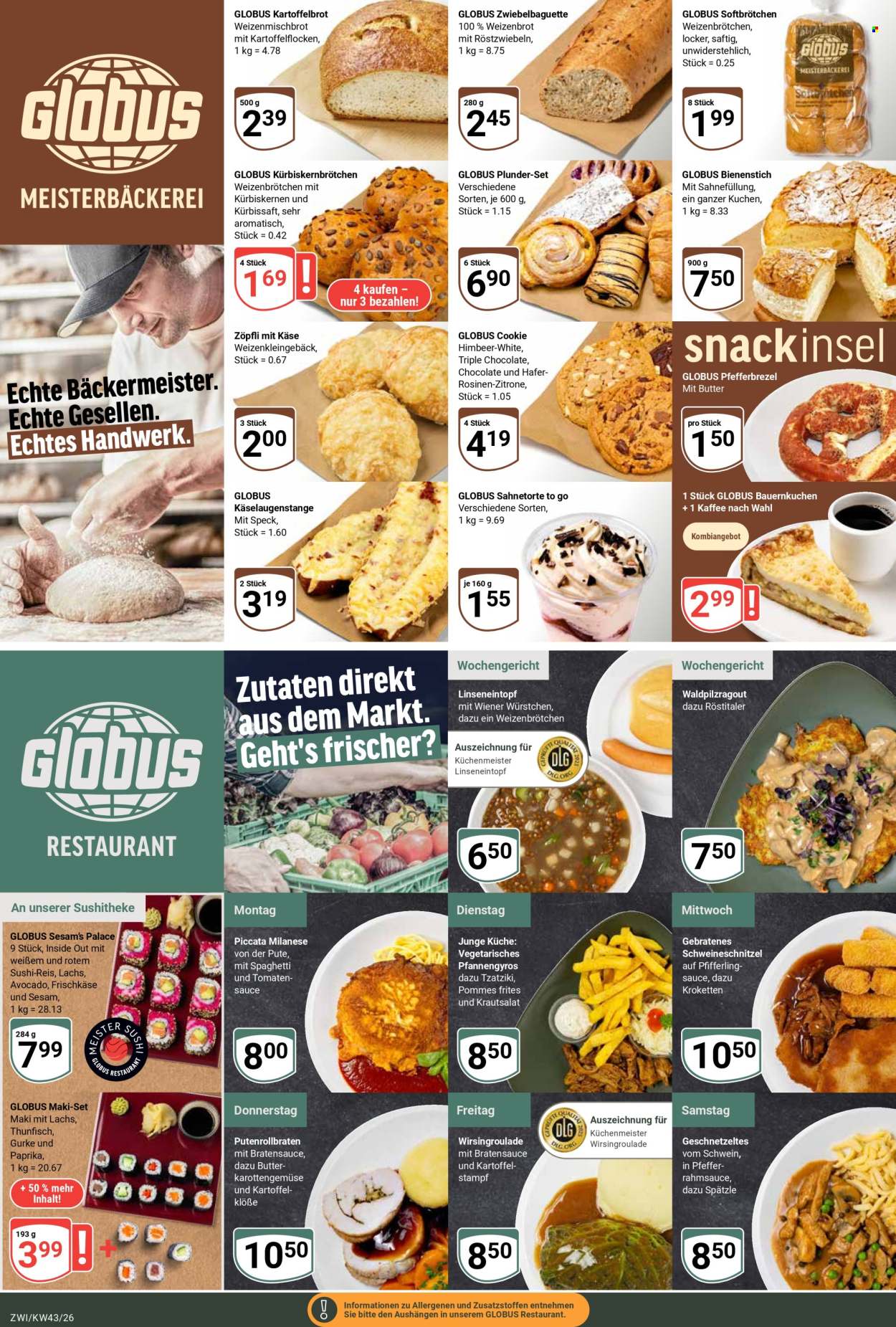 Globus Prospekte  - 19.10.2026 - 24.10.2026. Seite 9