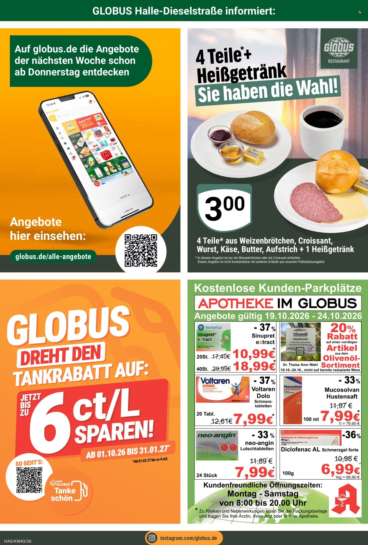 Globus Prospekte  - 19.10.2026 - 24.10.2026. Seite 30