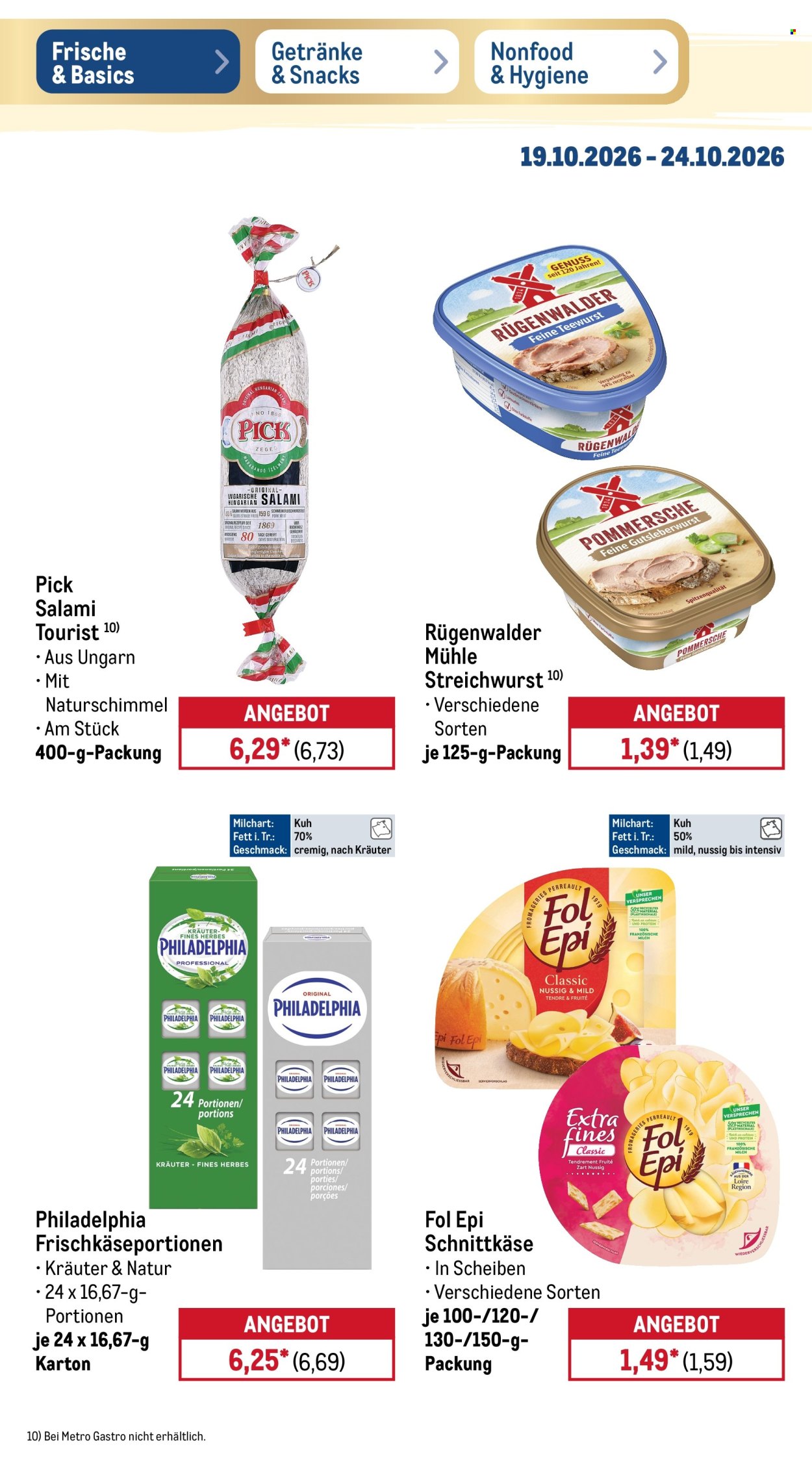 Metro Prospekte  - 19.10.2026 - 24.10.2026. Seite 42