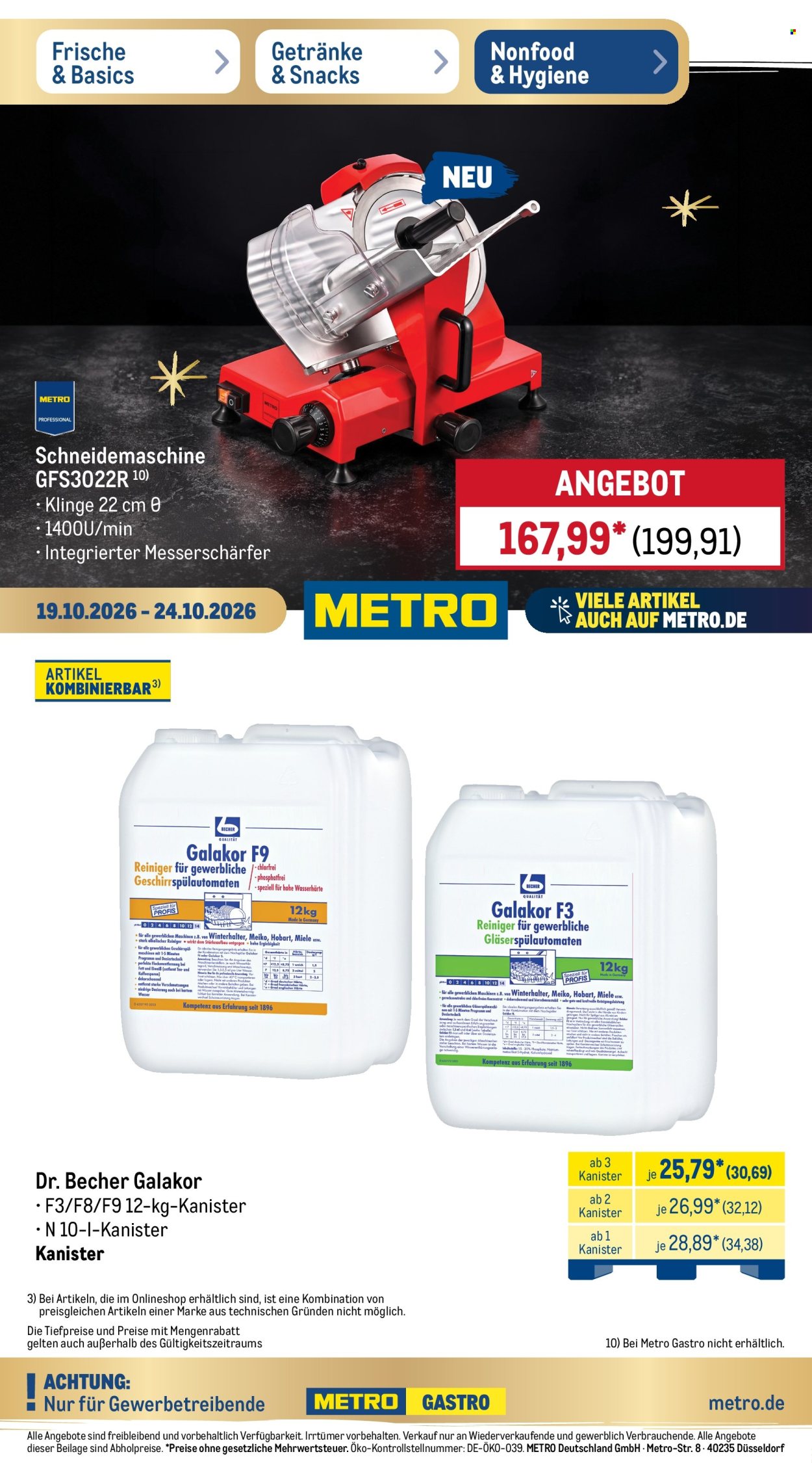 Metro Prospekte  - 19.10.2026 - 24.10.2026. Seite 37