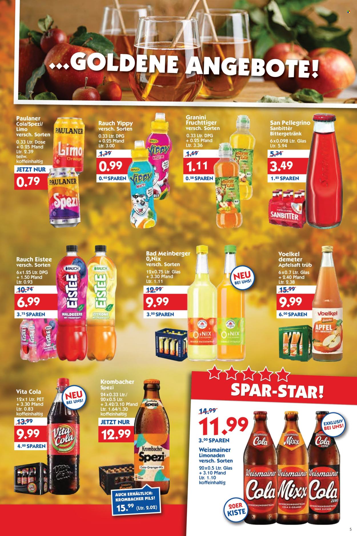 Hol'ab! Getränkemarkt Prospekte  - 19.10.2026 - 24.10.2026. Seite 5