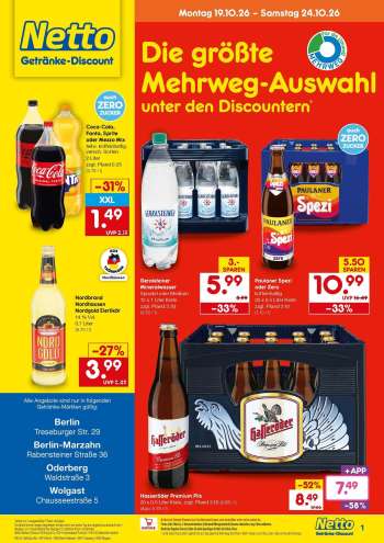 Prospekte Netto Marken-Discount - 19.10.2026 - 24.10.2026.
