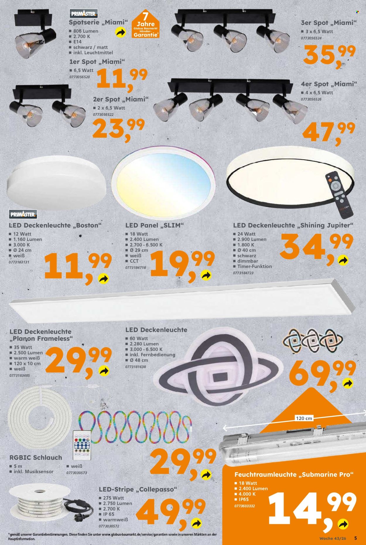 Globus Baumarkt Prospekte  - 19.10.2026 - 24.10.2026. Seite 5