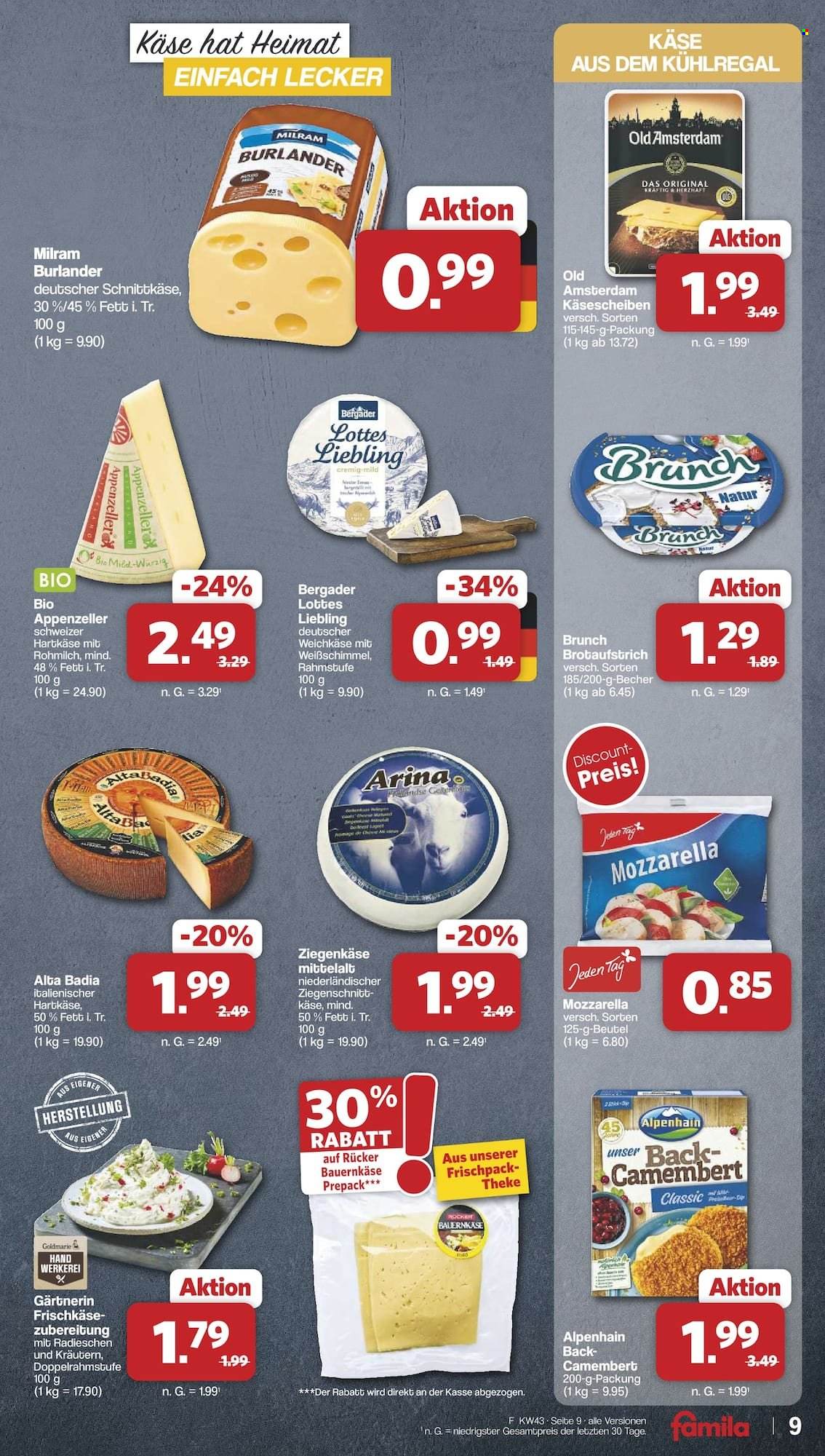 famila Prospekte  - 19.10.2026 - 24.10.2026. Seite 9
