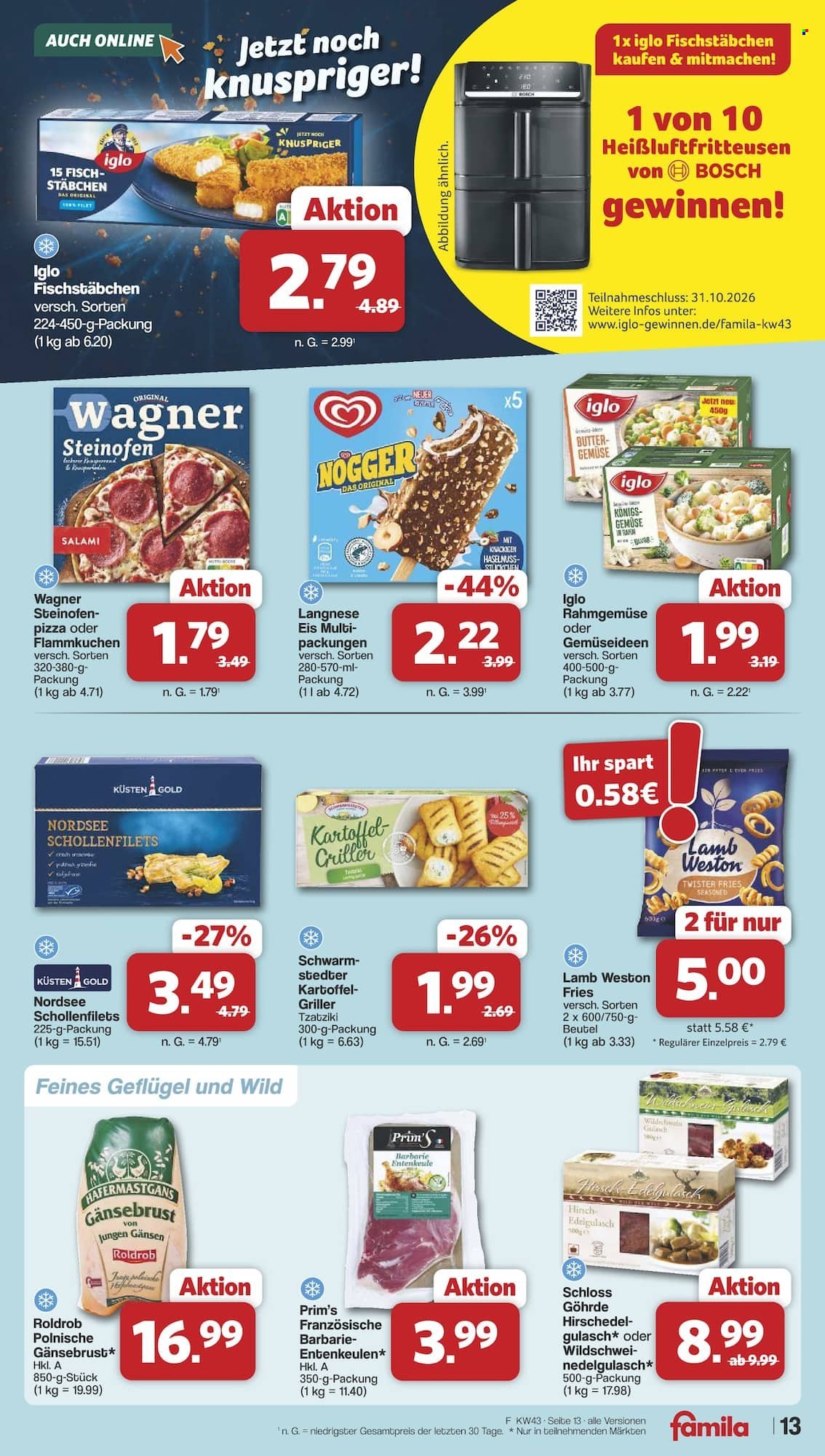 famila Prospekte  - 19.10.2026 - 24.10.2026. Seite 13