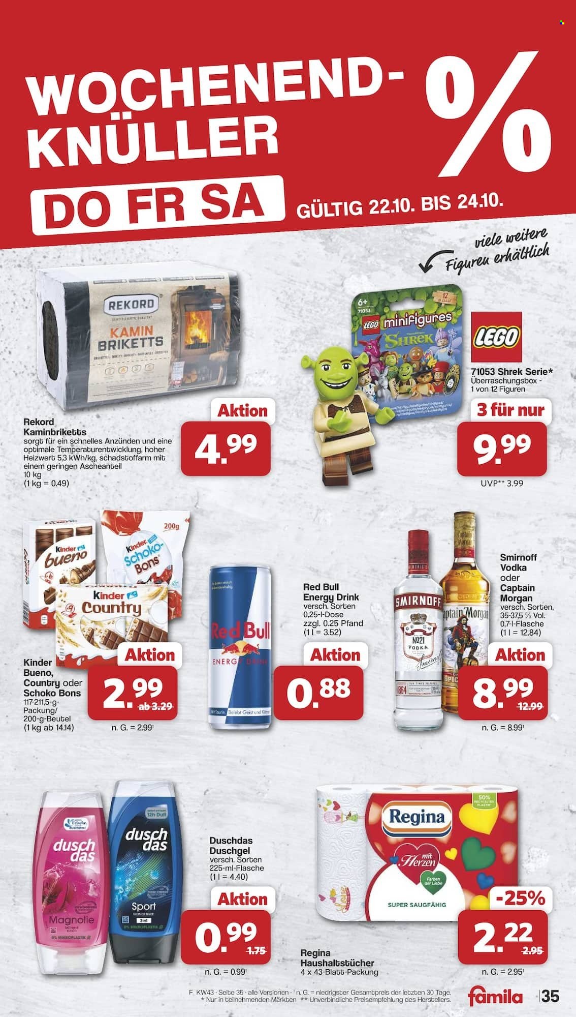 famila Prospekte  - 19.10.2026 - 24.10.2026. Seite 35