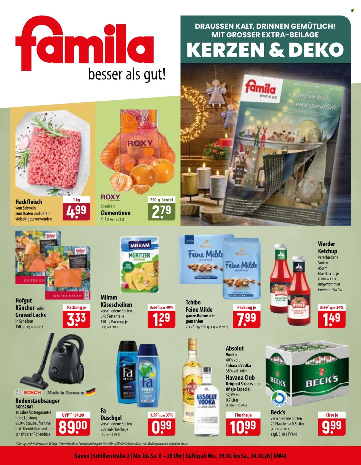 famila Prospekte  - 19.10.2026 - 24.10.2026. Seite 1