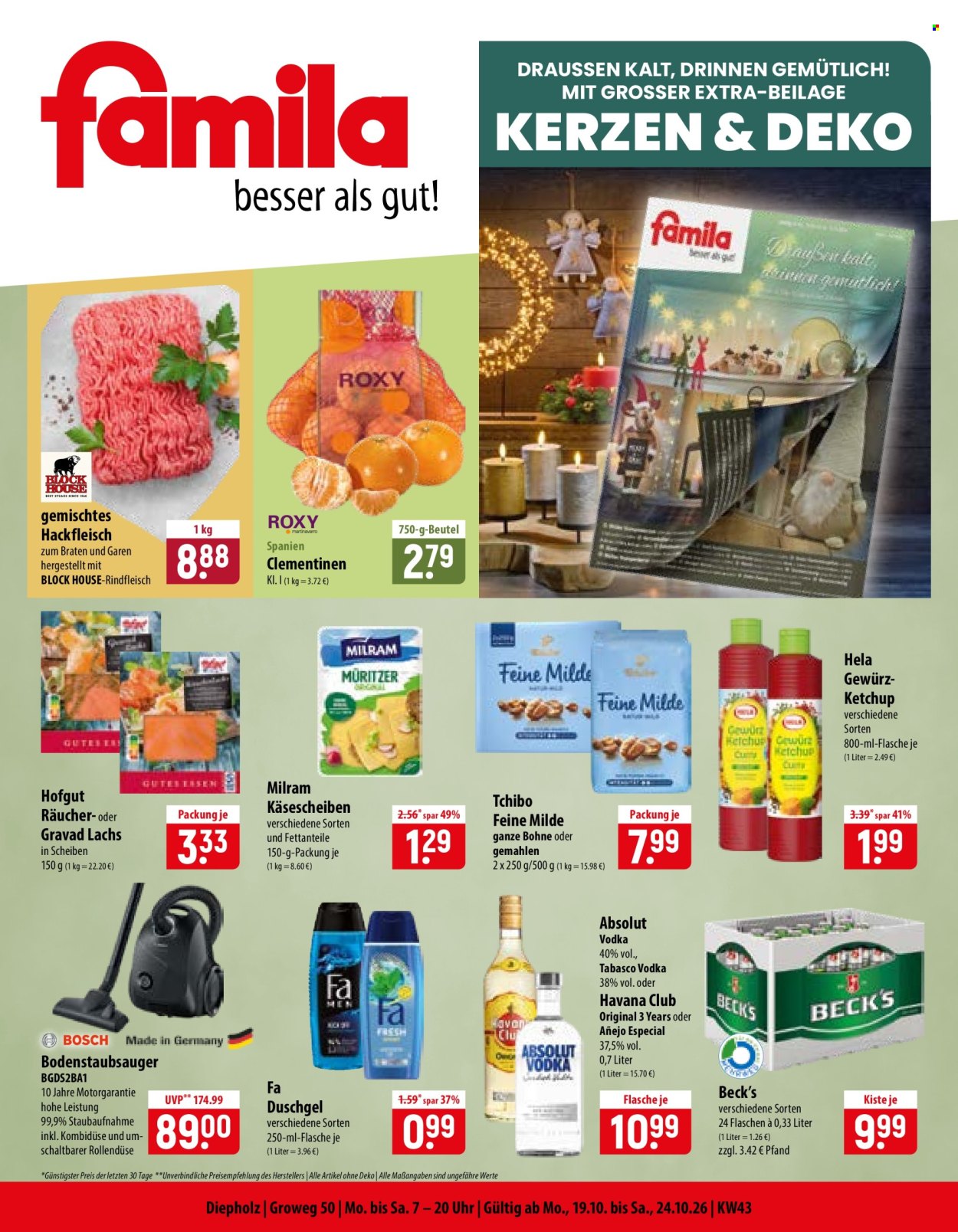 famila Prospekte  - 19.10.2026 - 24.10.2026. Seite 1
