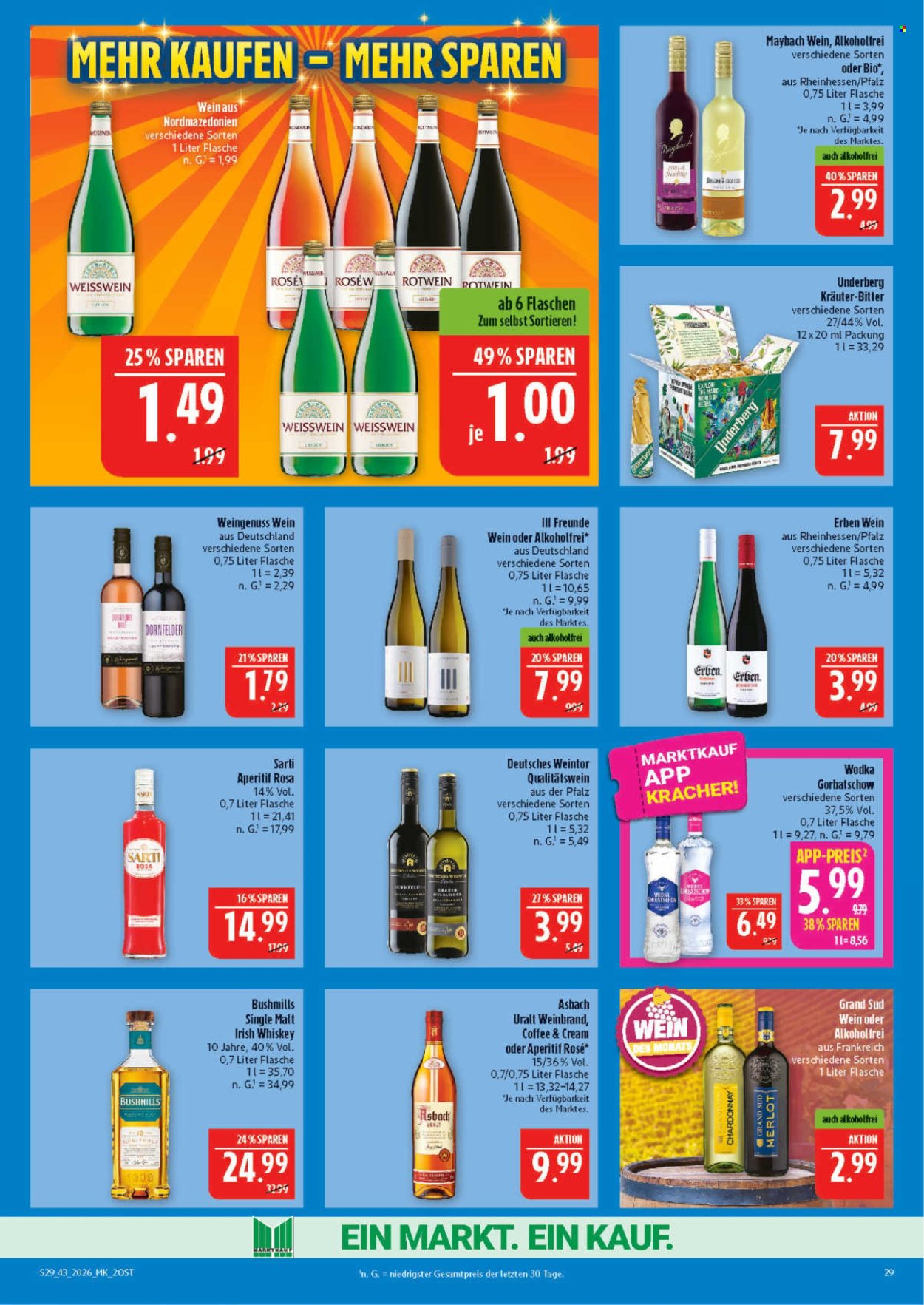 Marktkauf Prospekte  - 19.10.2026 - 24.10.2026. Seite 29
