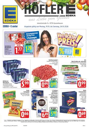 Prospekte E center - 19.10.2026 - 24.10.2026.
