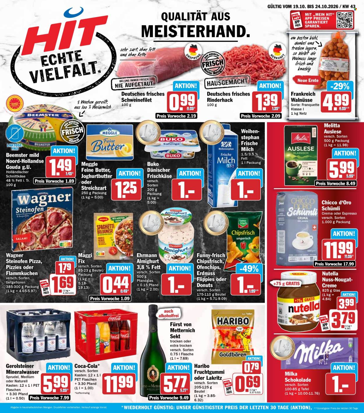 Hit Prospekte  - 19.10.2026 - 24.10.2026. Seite 1