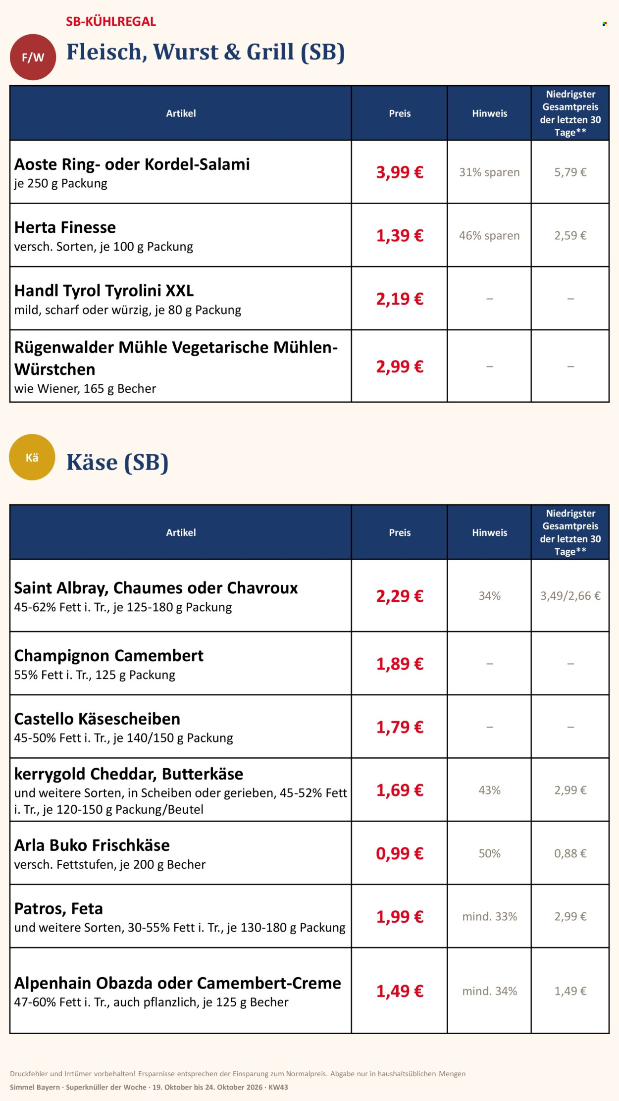 Edeka Prospekte  - 19.10.2026 - 24.10.2026. Seite 5