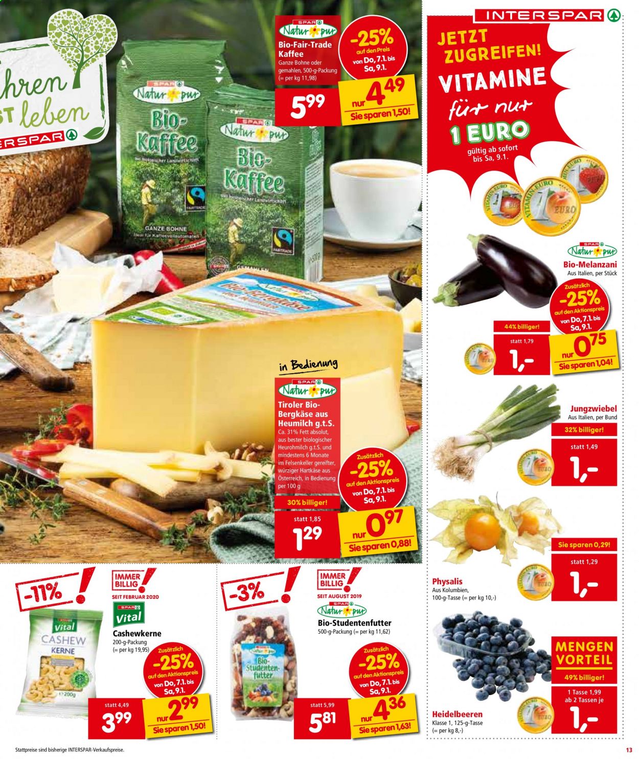 Angebote INTERSPAR - 4.1.2021 - 20.1.2021. Seite 13