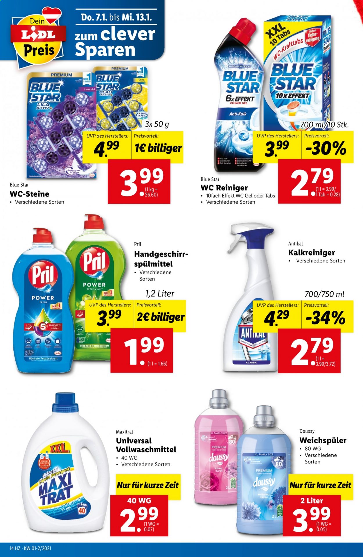 Angebote Lidl - 7.1.2021 - 13.1.2021. Seite 14