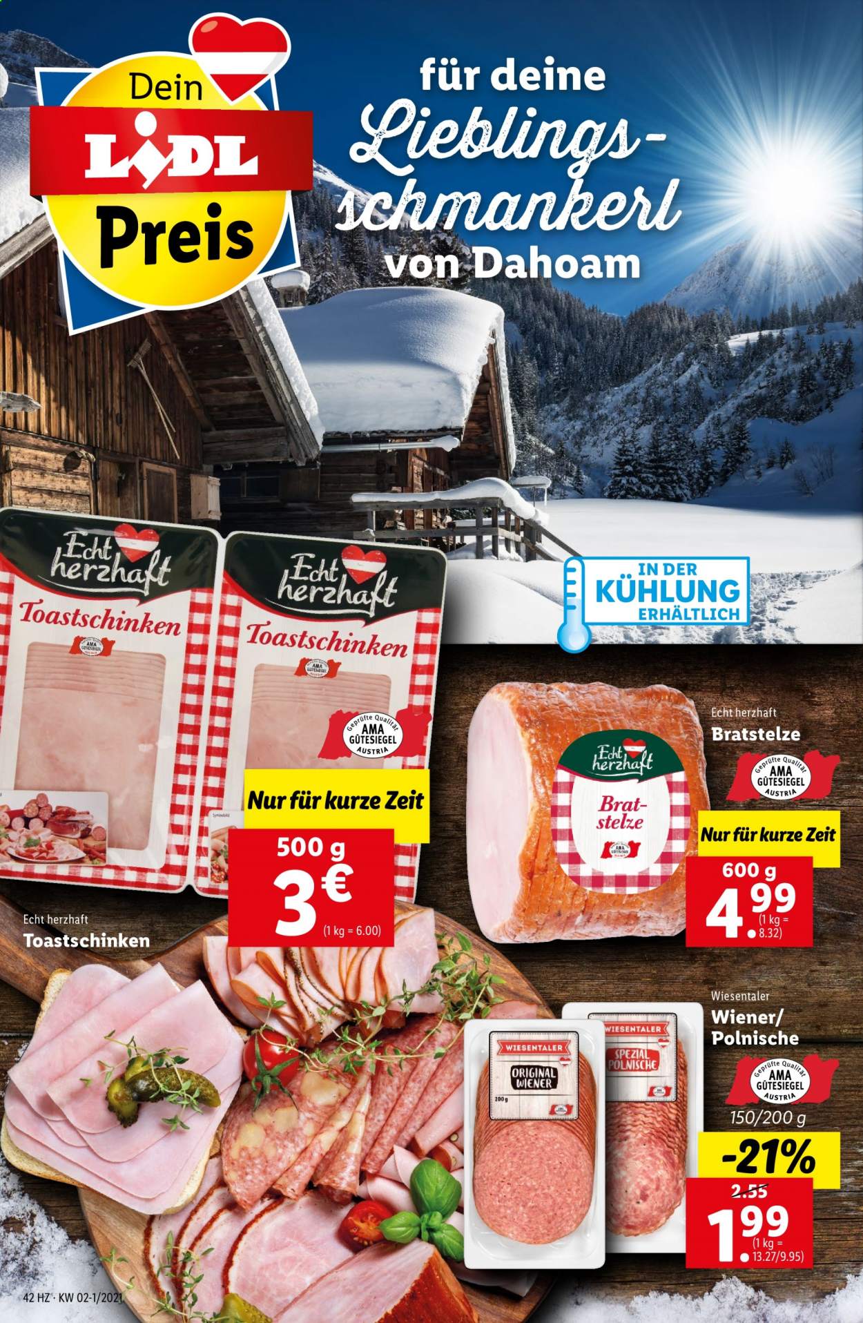 Angebote Lidl - 7.1.2021 - 13.1.2021. Seite 42