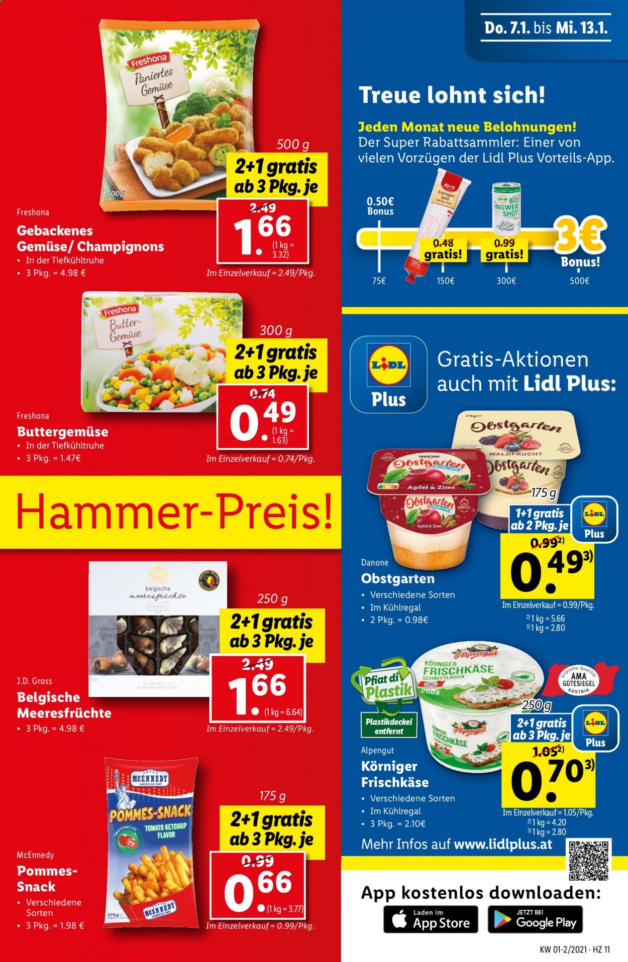 Angebote Lidl - 7.1.2021 - 13.1.2021. Seite 11
