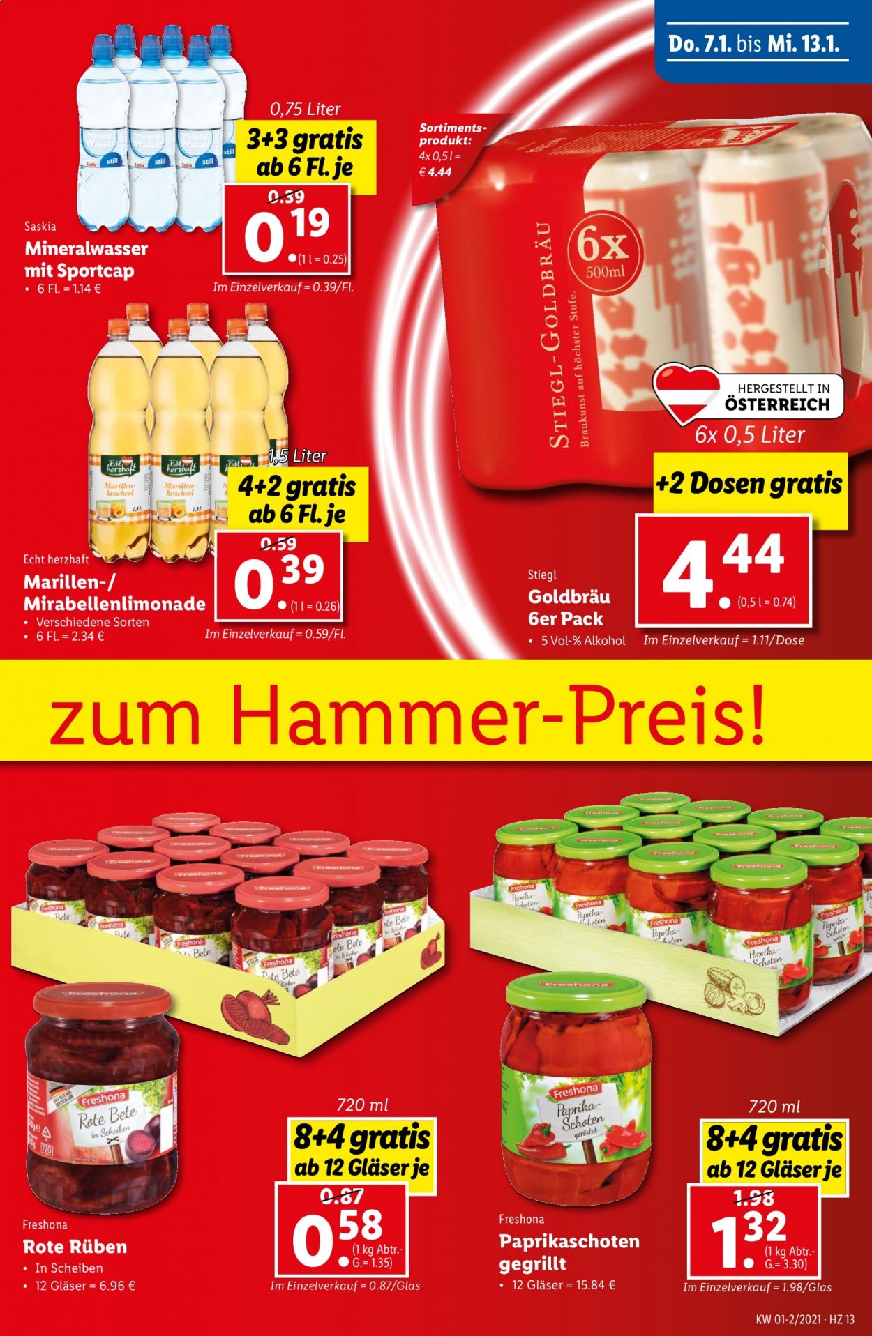 Angebote Lidl - 7.1.2021 - 13.1.2021. Seite 13