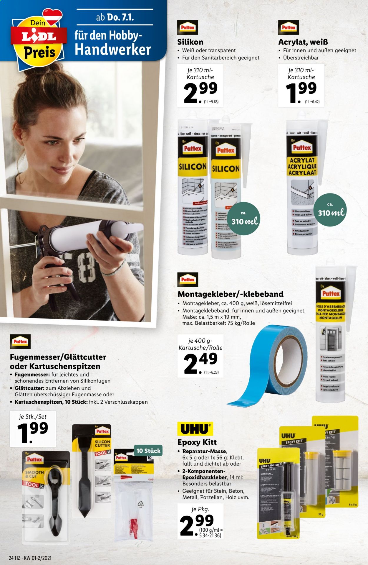 Angebote Lidl - 7.1.2021 - 13.1.2021. Seite 24