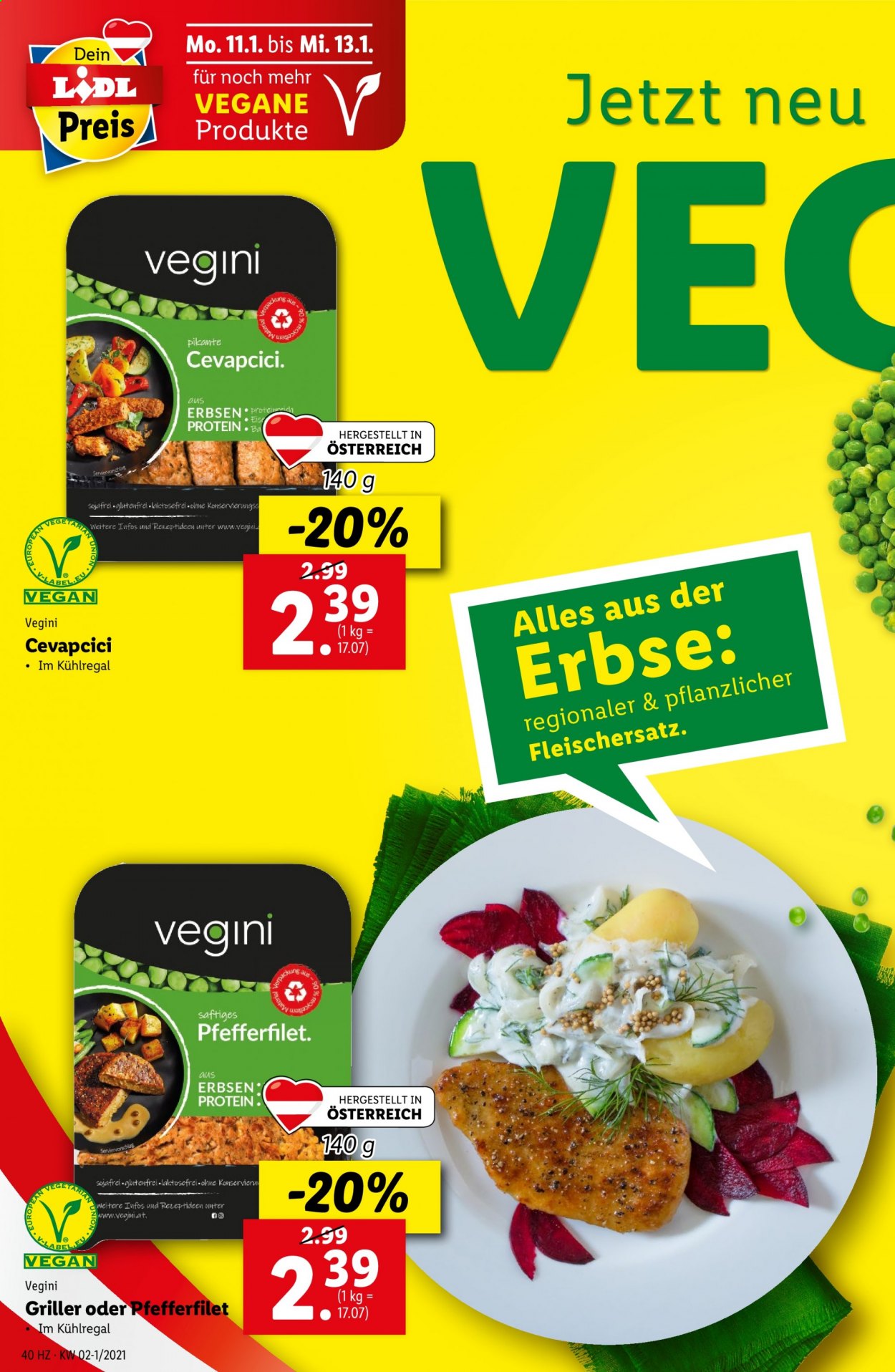 Angebote Lidl - 7.1.2021 - 13.1.2021. Seite 40