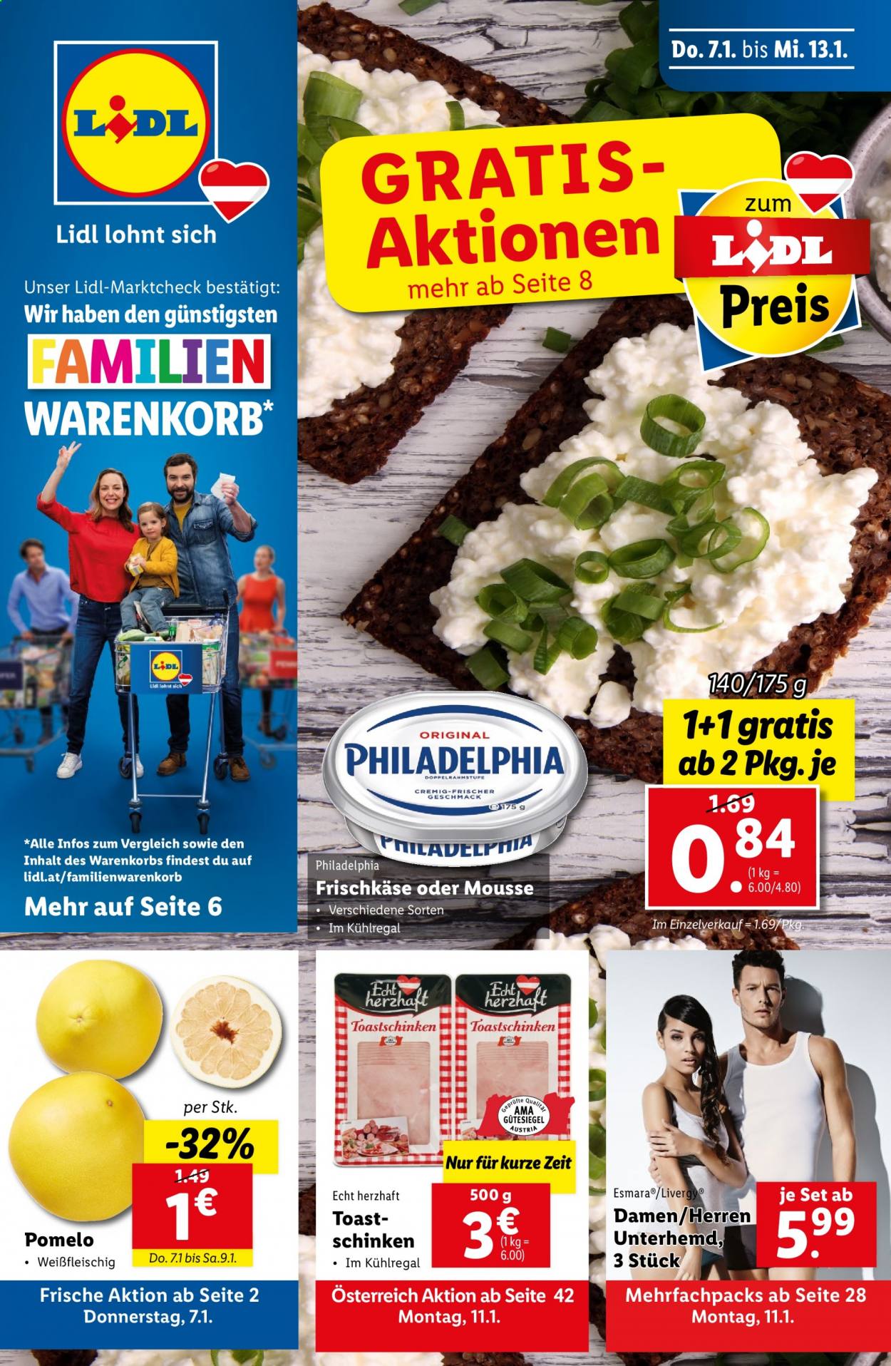 Angebote Lidl - 7.1.2021 - 13.1.2021. Seite 1