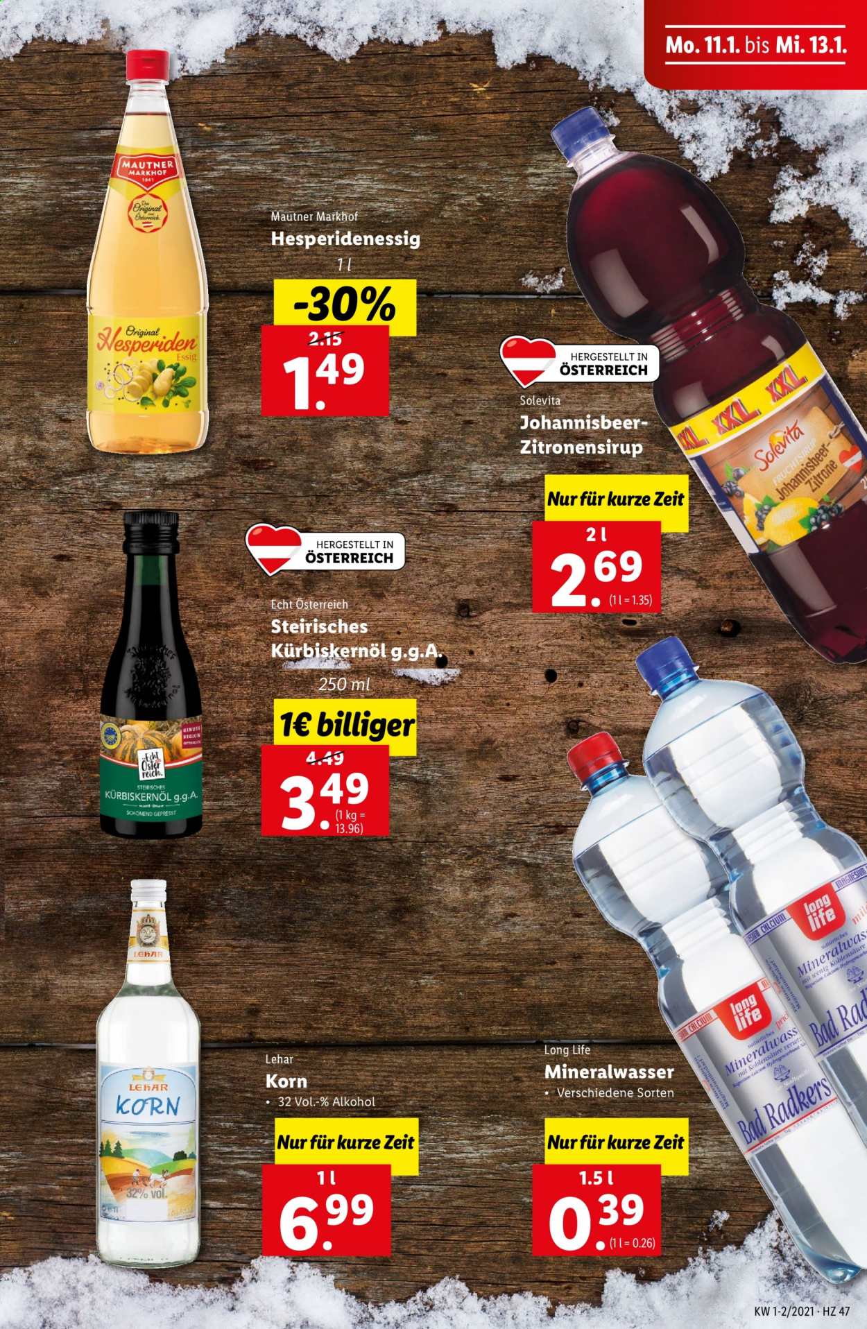 Angebote Lidl - 7.1.2021 - 13.1.2021. Seite 47