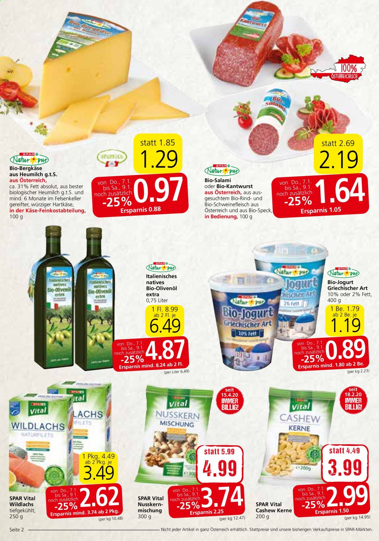 Angebote EUROSPAR - 4.1.2021 - 20.1.2021. Seite 2