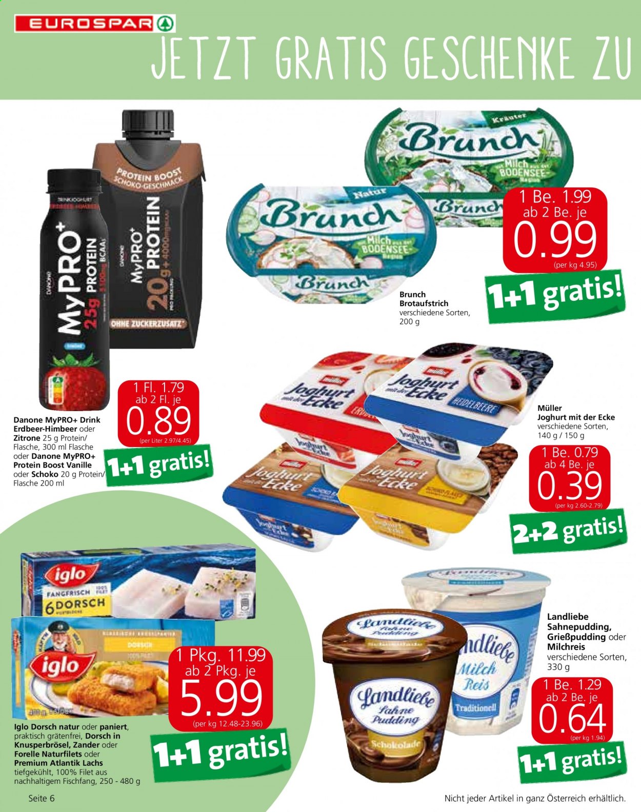 Angebote EUROSPAR - 4.1.2021 - 20.1.2021. Seite 6
