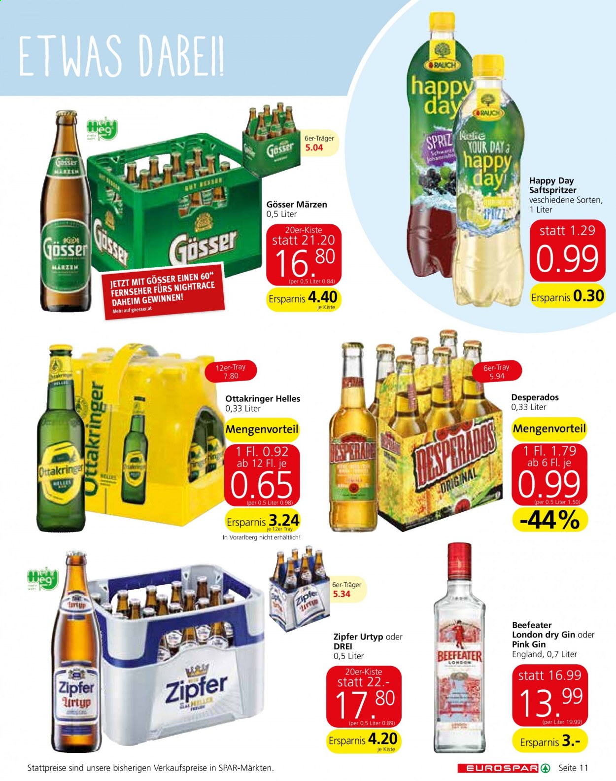 Angebote EUROSPAR - 4.1.2021 - 20.1.2021. Seite 11