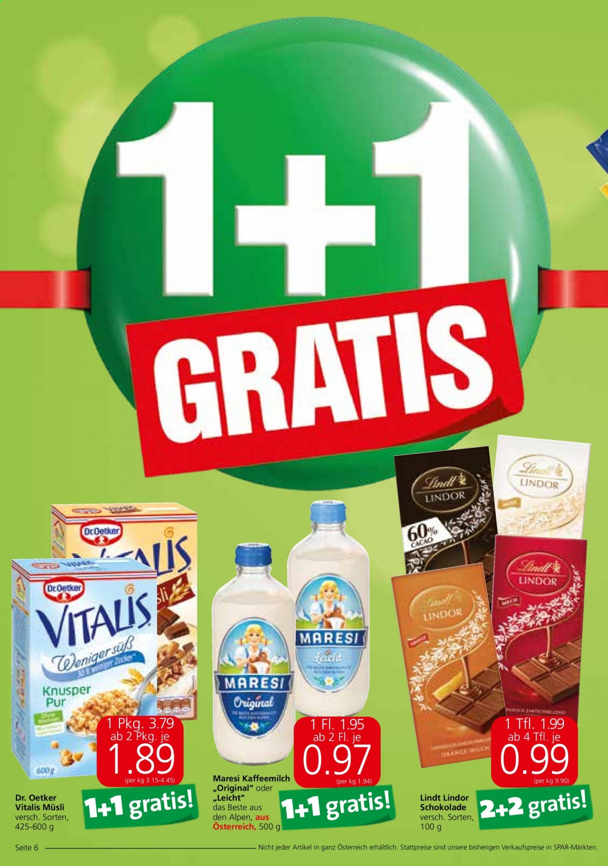 Angebote EUROSPAR - 4.1.2021 - 20.1.2021. Seite 6
