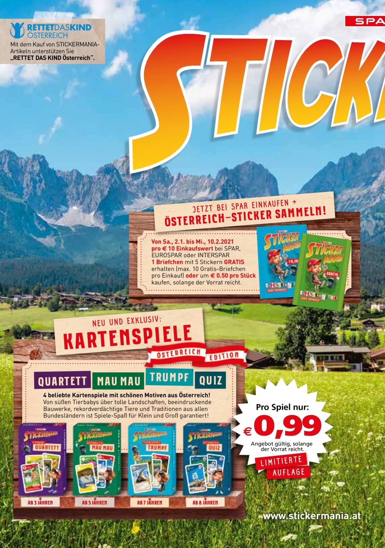 Angebote EUROSPAR - 4.1.2021 - 20.1.2021. Seite 10