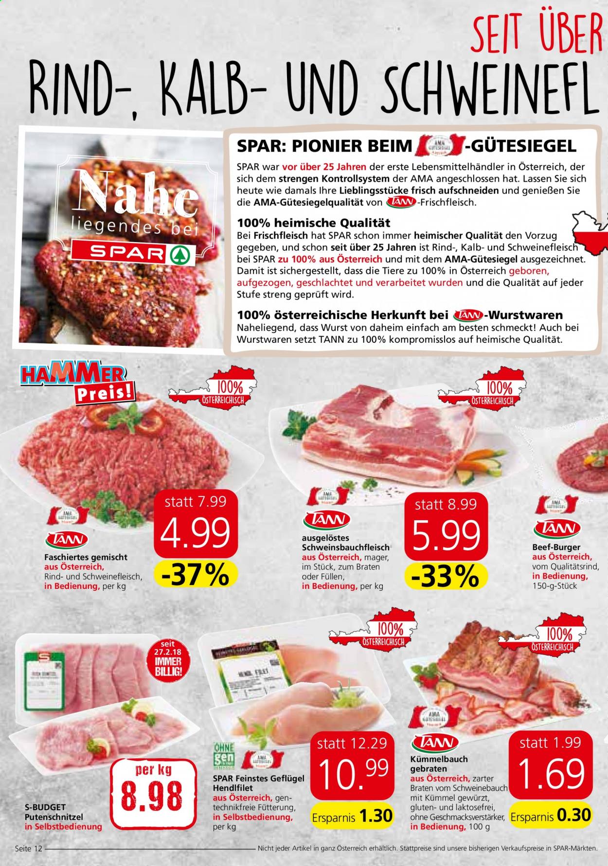 Angebote EUROSPAR - 4.1.2021 - 20.1.2021. Seite 12
