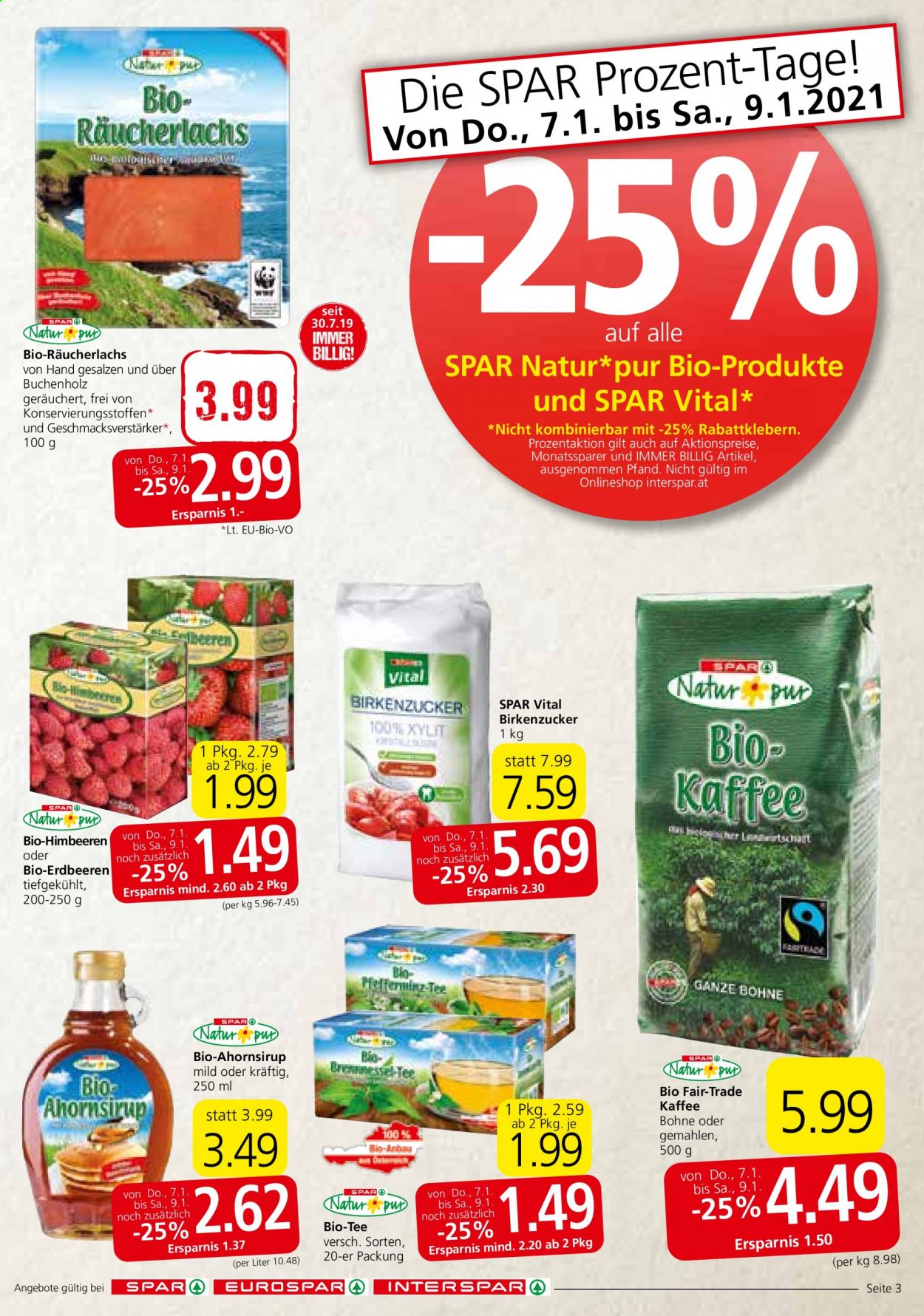 Angebote EUROSPAR - 4.1.2021 - 20.1.2021. Seite 3