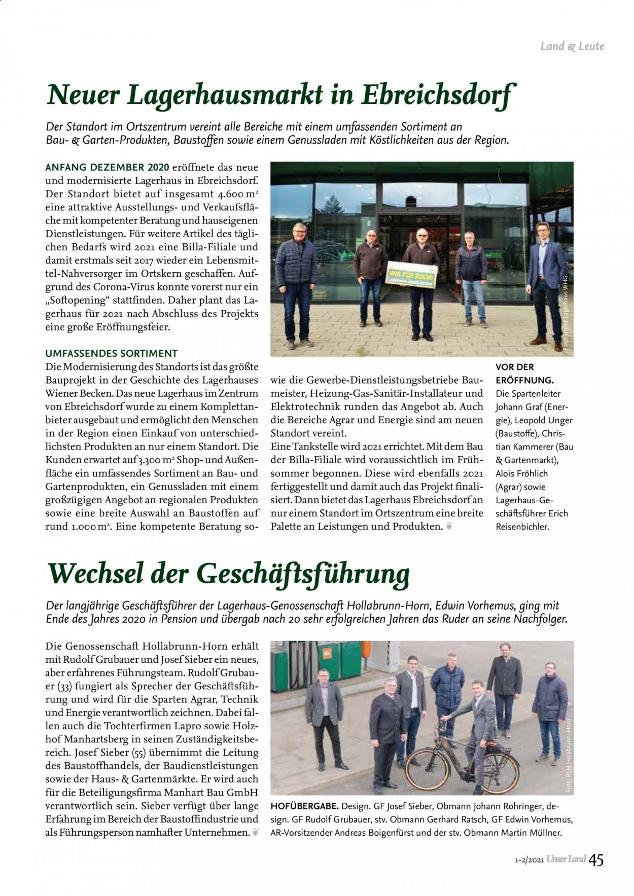 Angebote Lagerhaus - 1.1.2021 - 28.2.2021. Seite 45