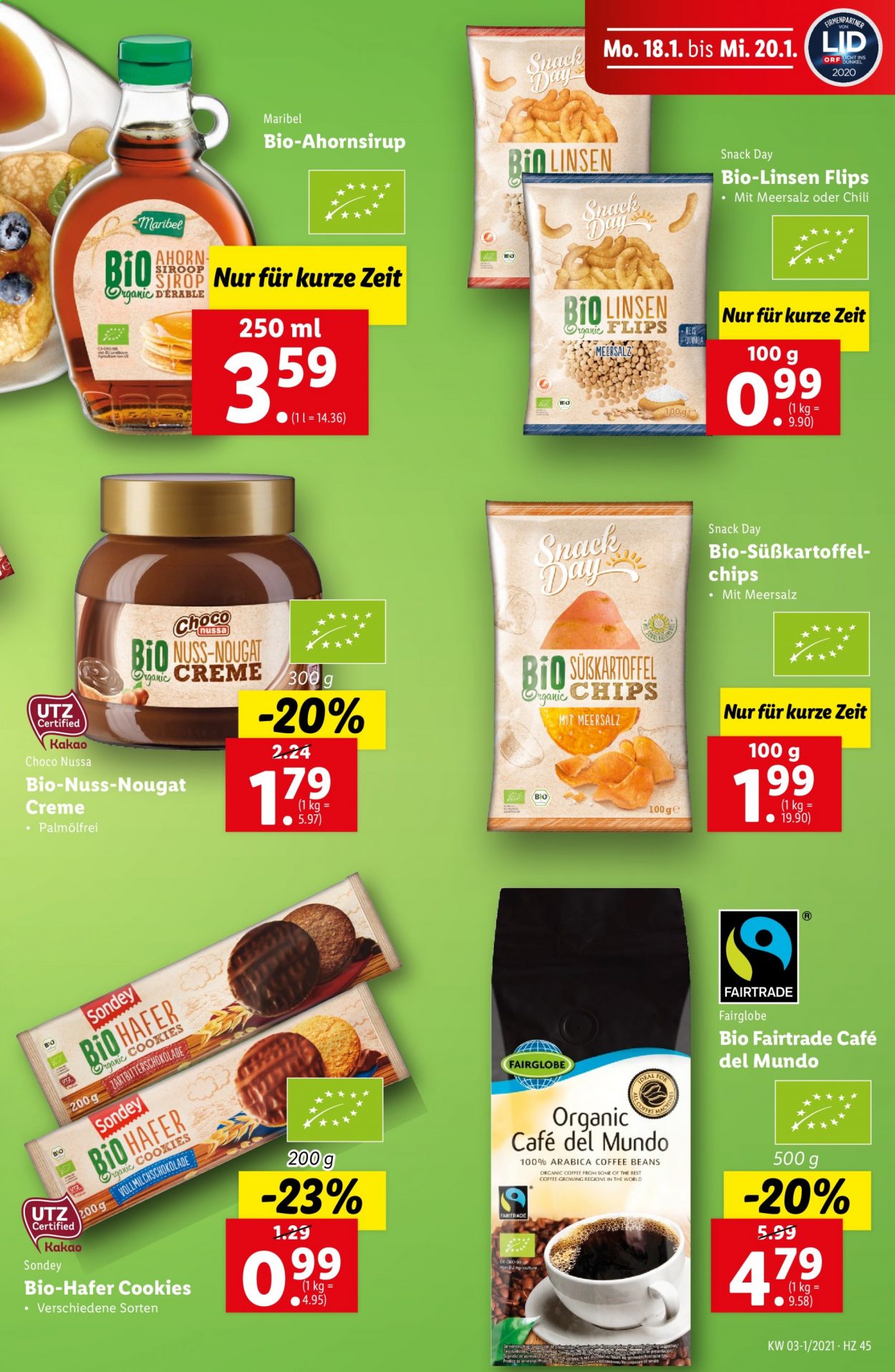Angebote Lidl - 14.1.2021 - 20.1.2021. Seite 45