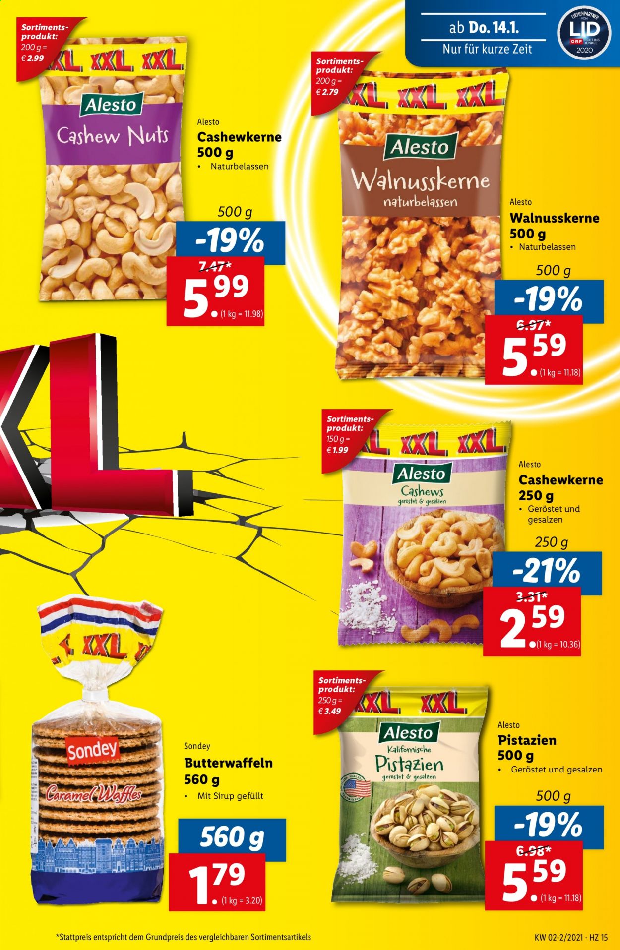 Angebote Lidl - 14.1.2021 - 20.1.2021. Seite 15