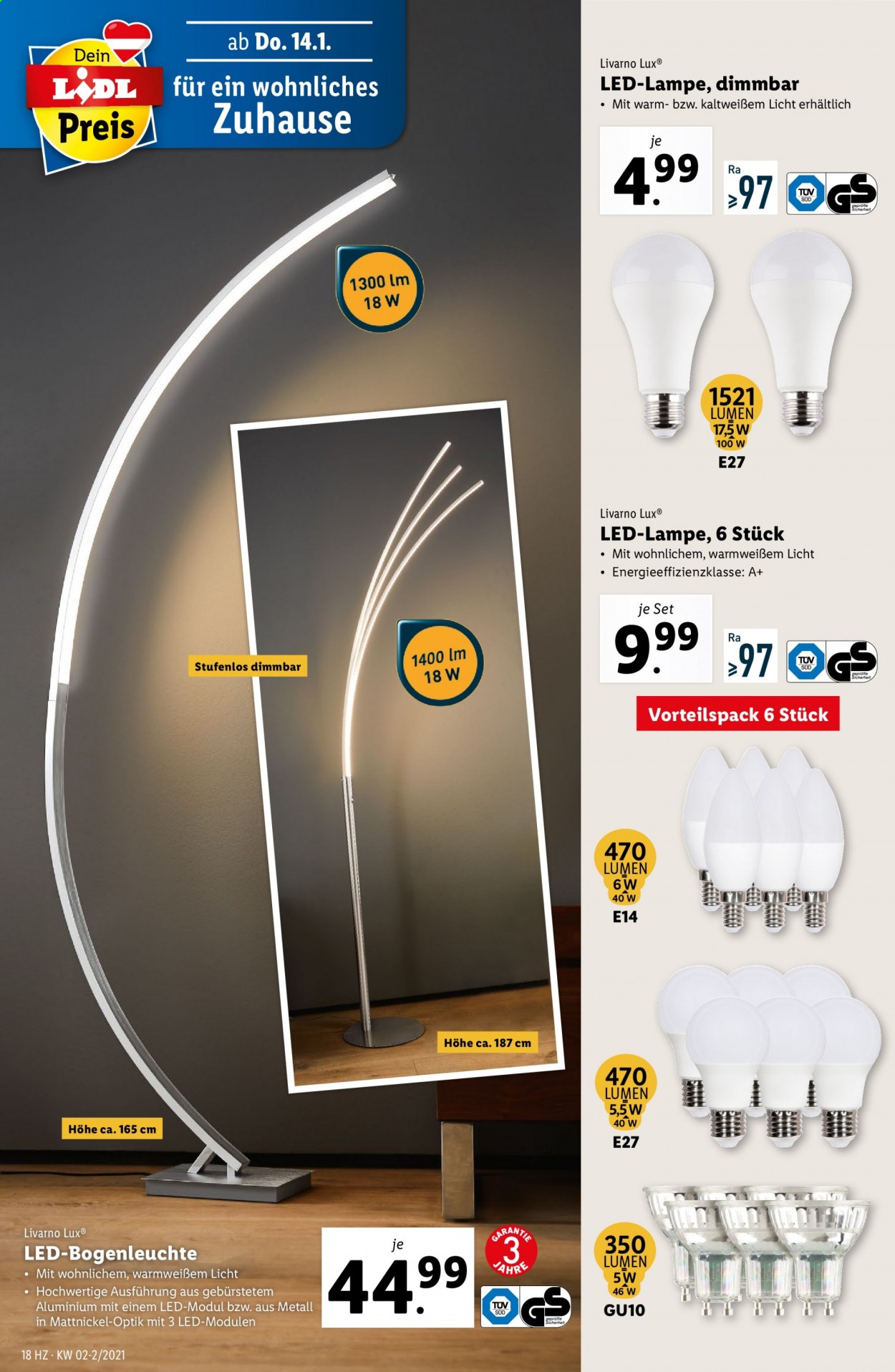 Angebote Lidl - 14.1.2021 - 20.1.2021. Seite 18