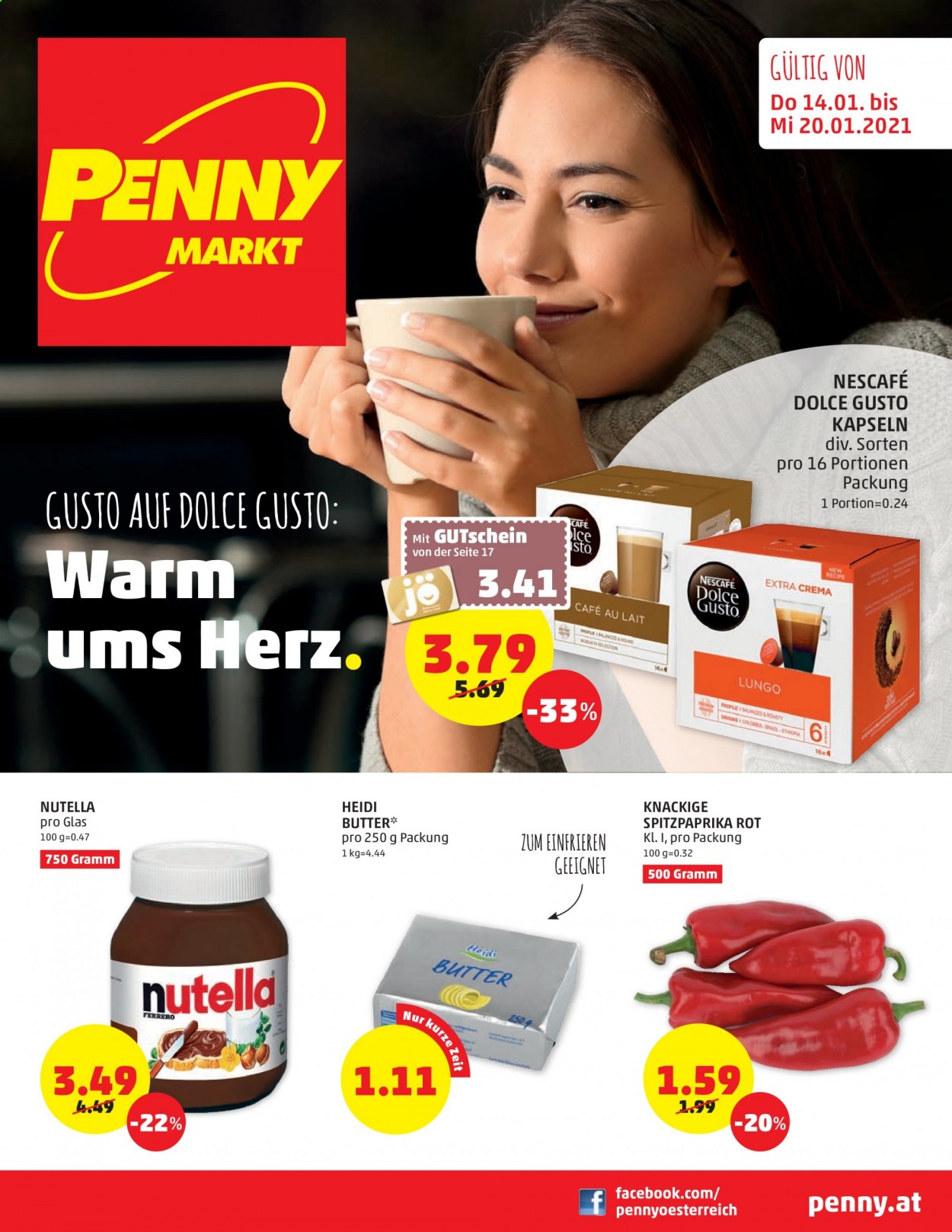 Angebote Penny - 14.1.2021 - 20.1.2021. Seite 1