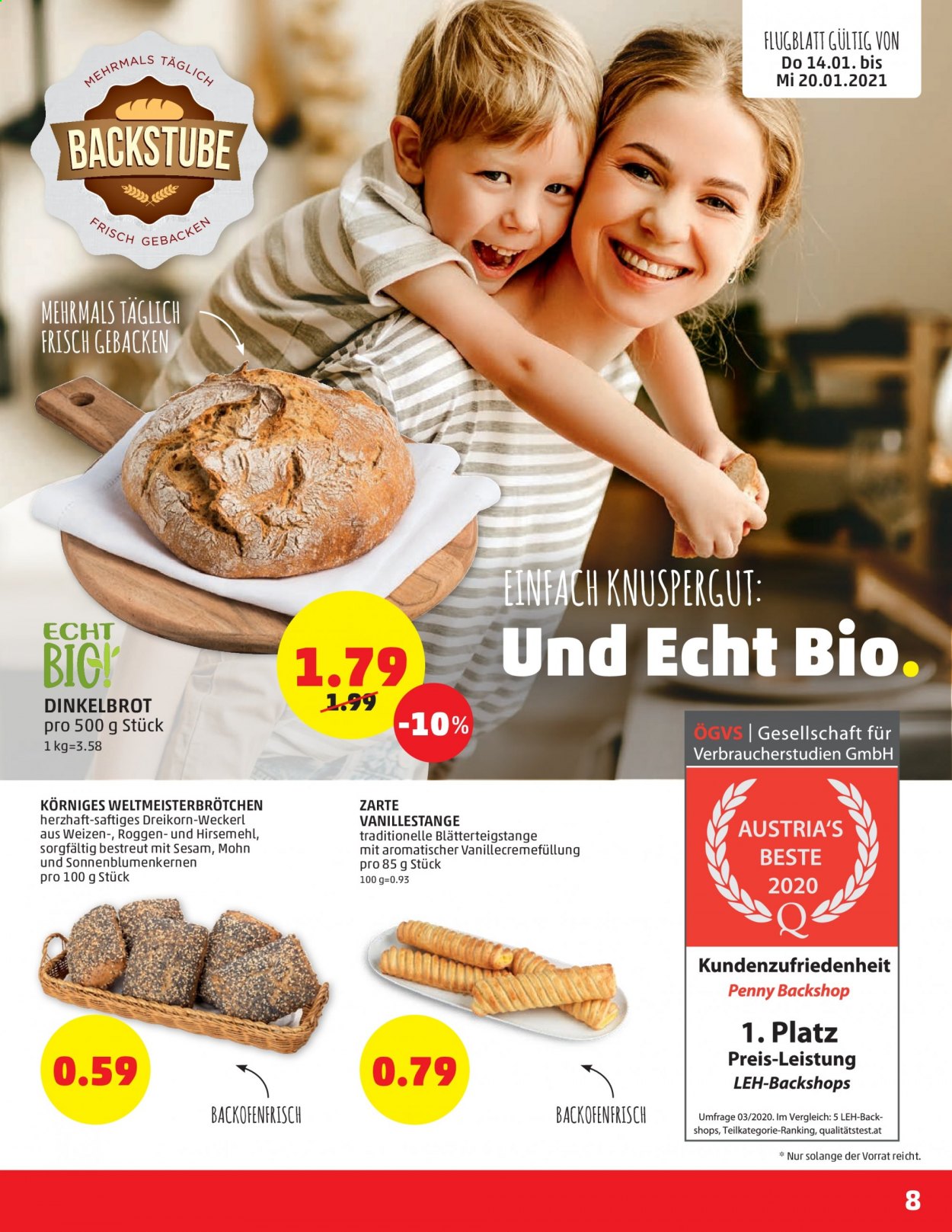 Angebote Penny - 14.1.2021 - 20.1.2021. Seite 8