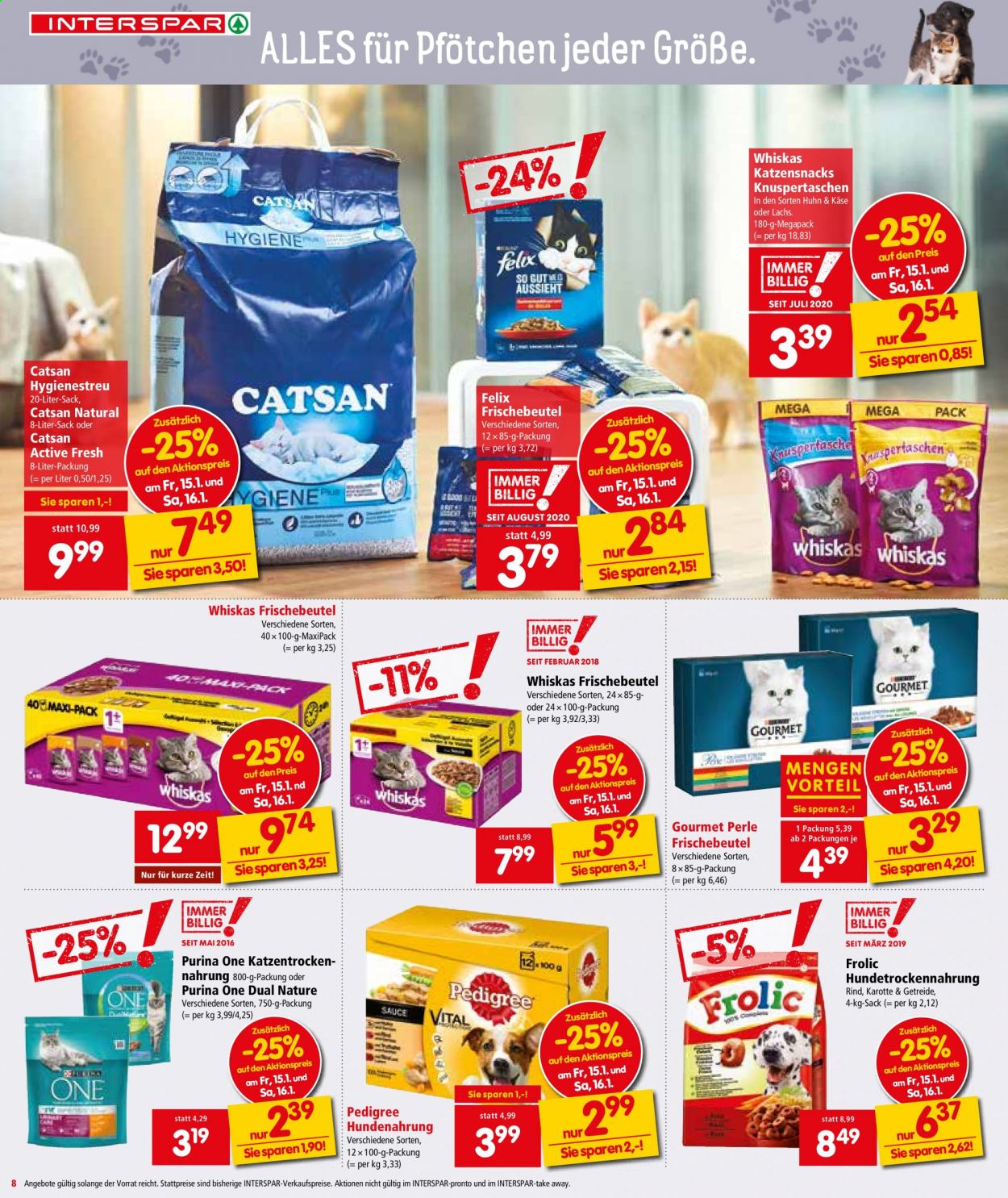 Angebote INTERSPAR - 14.1.2021 - 20.1.2021. Seite 8