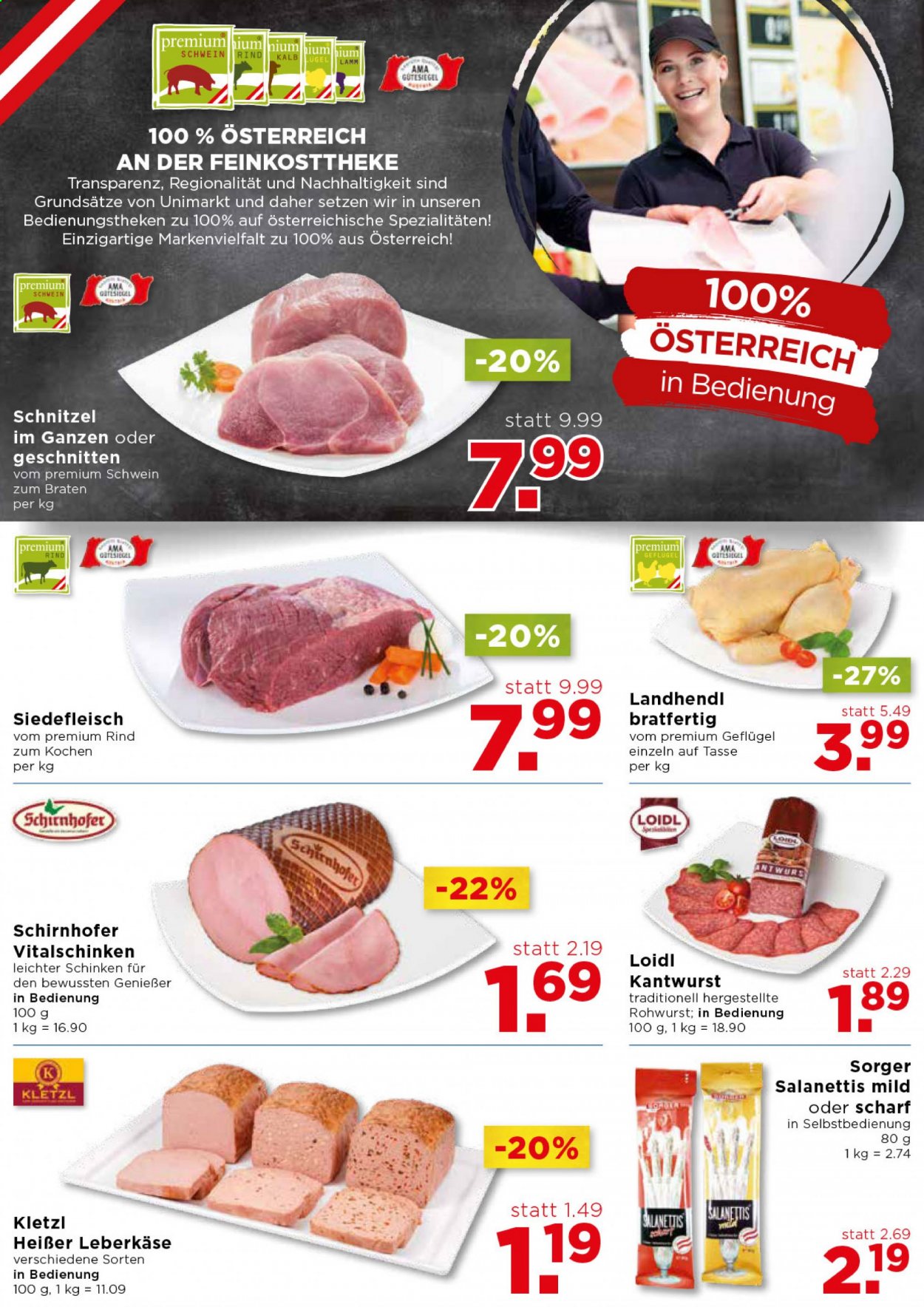 Angebote UNIMARKT - 13.1.2021 - 19.1.2021. Seite 4