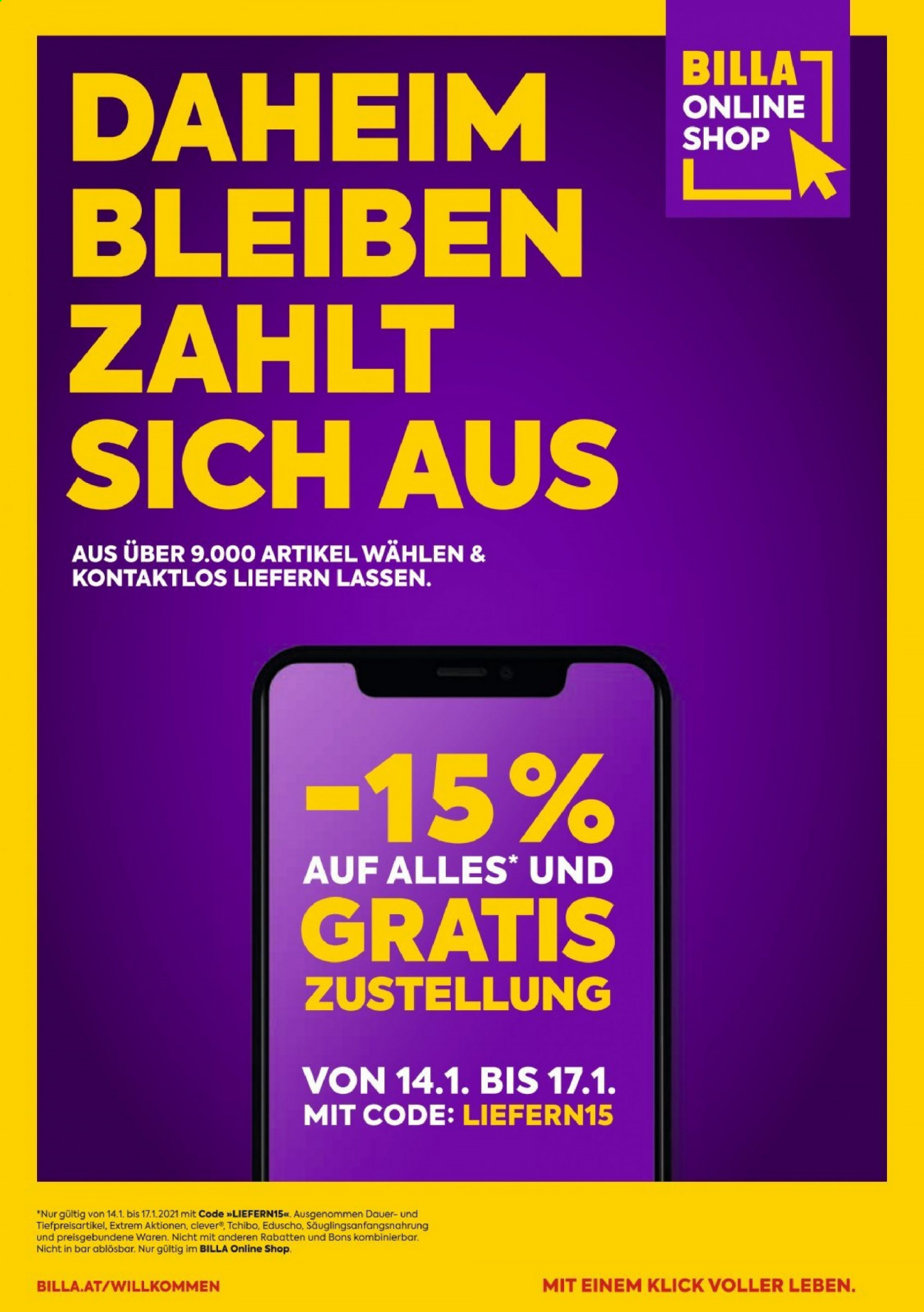 Angebote Billa - 14.1.2021 - 20.1.2021. Seite 19