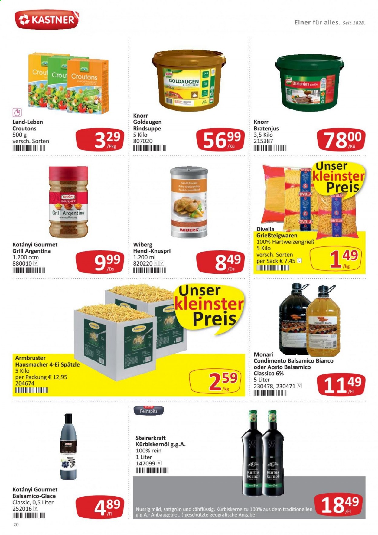 Angebote KASTNER - 18.1.2021 - 30.1.2021. Seite 20