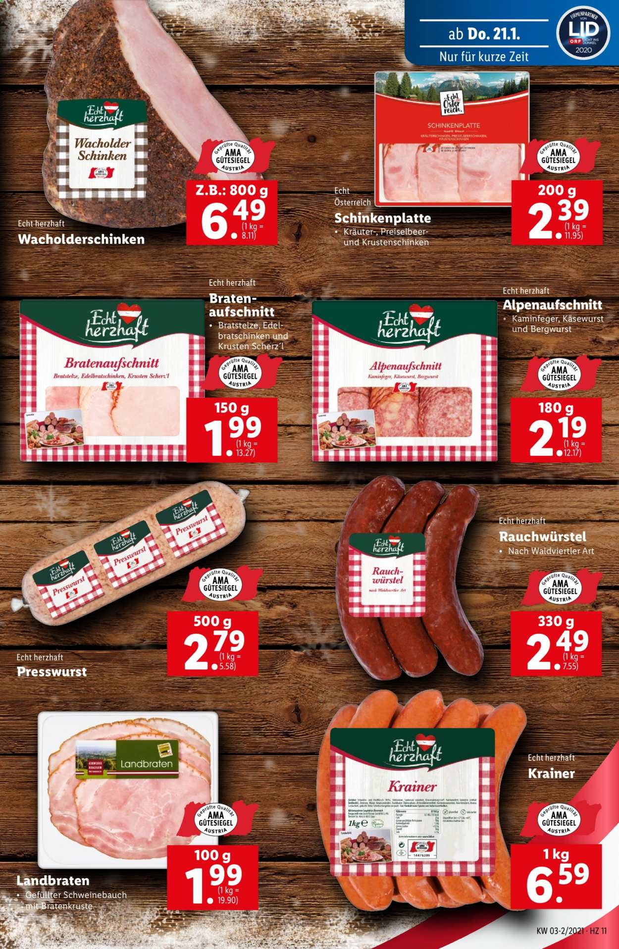 Angebote Lidl - 21.1.2021 - 27.1.2021. Seite 11