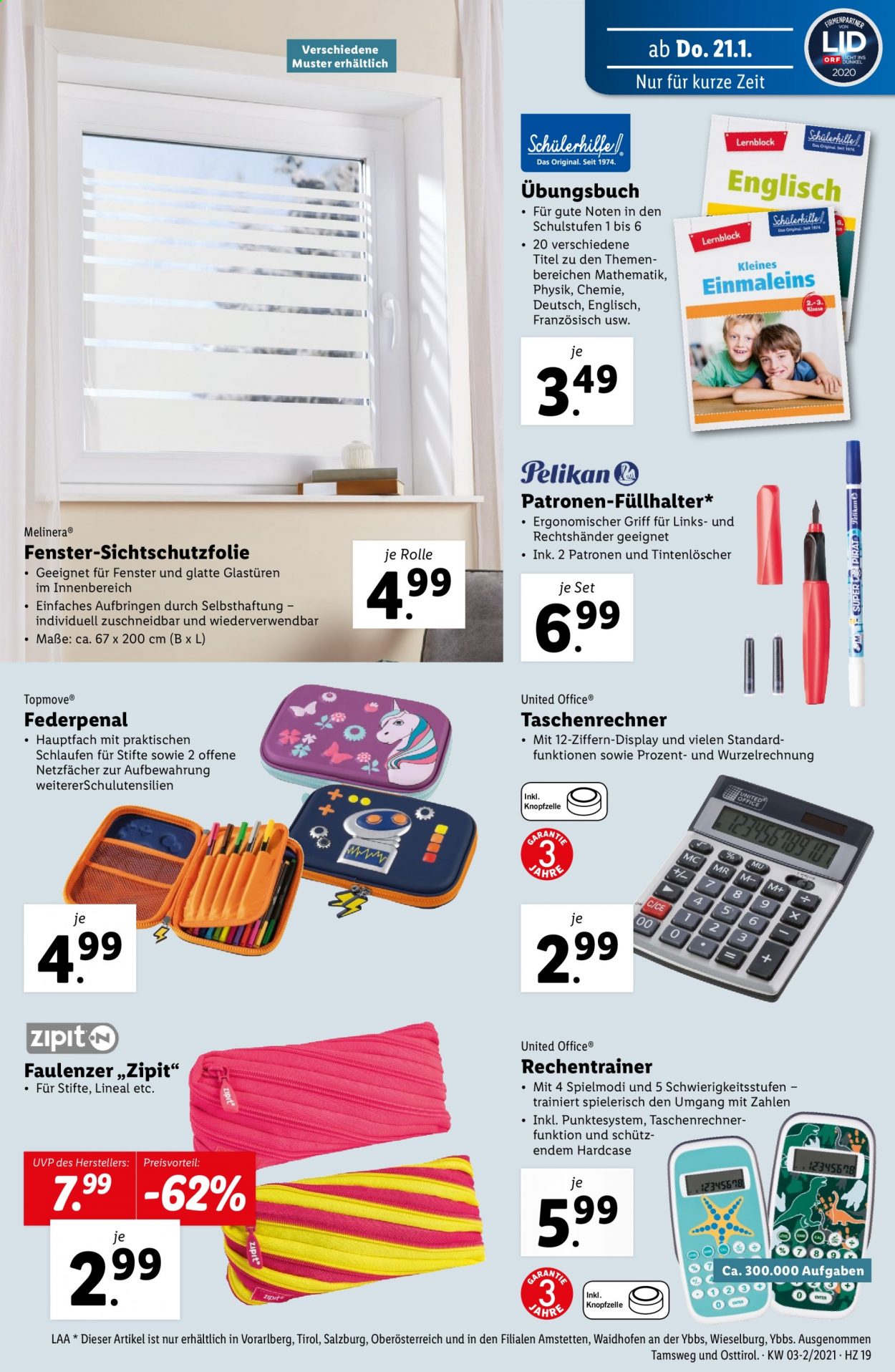 Angebote Lidl - 21.1.2021 - 27.1.2021. Seite 19